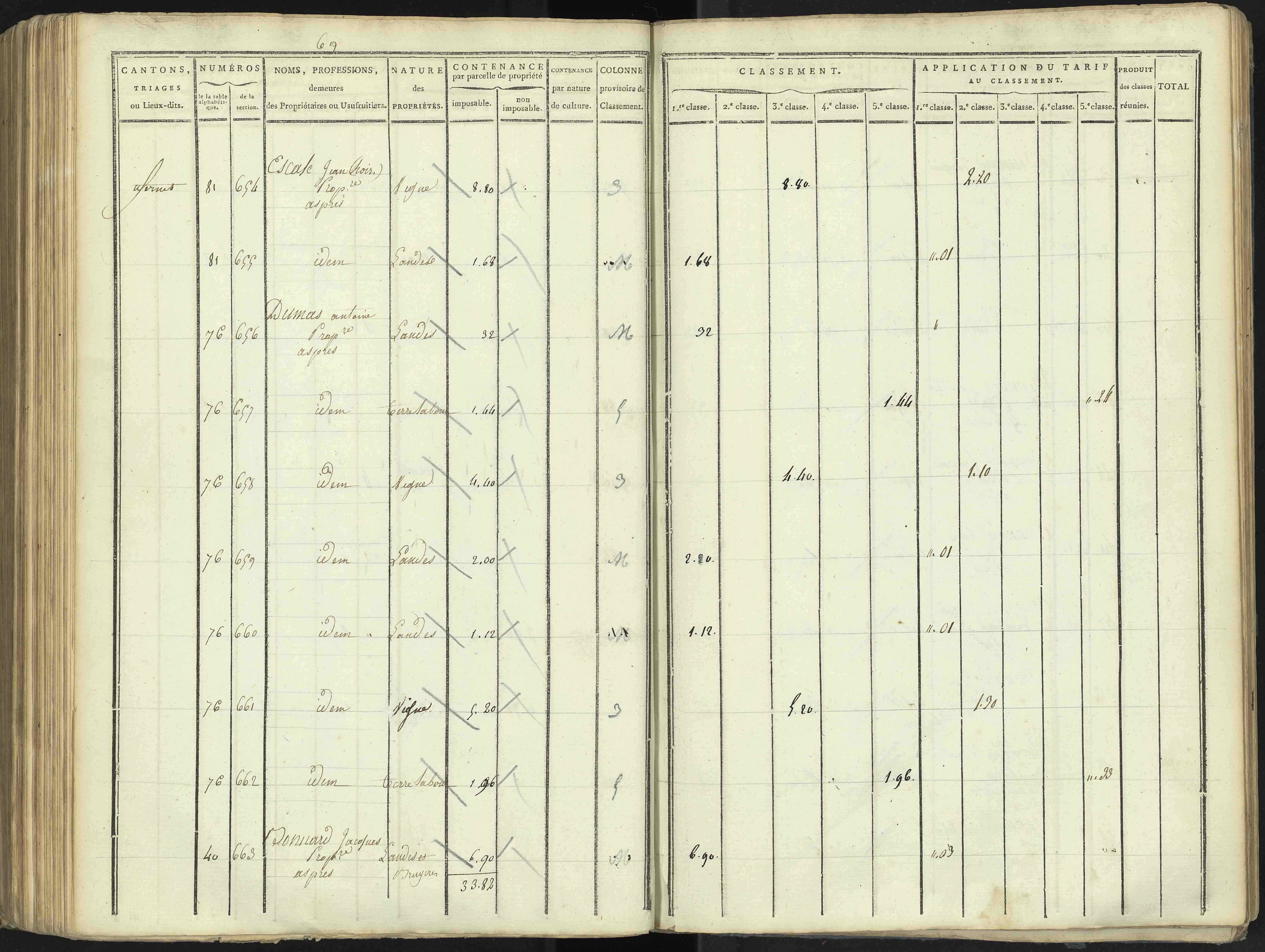 Aspres-lès-Corps - 3 P 176/4 - 3 P 176/4 - Section D