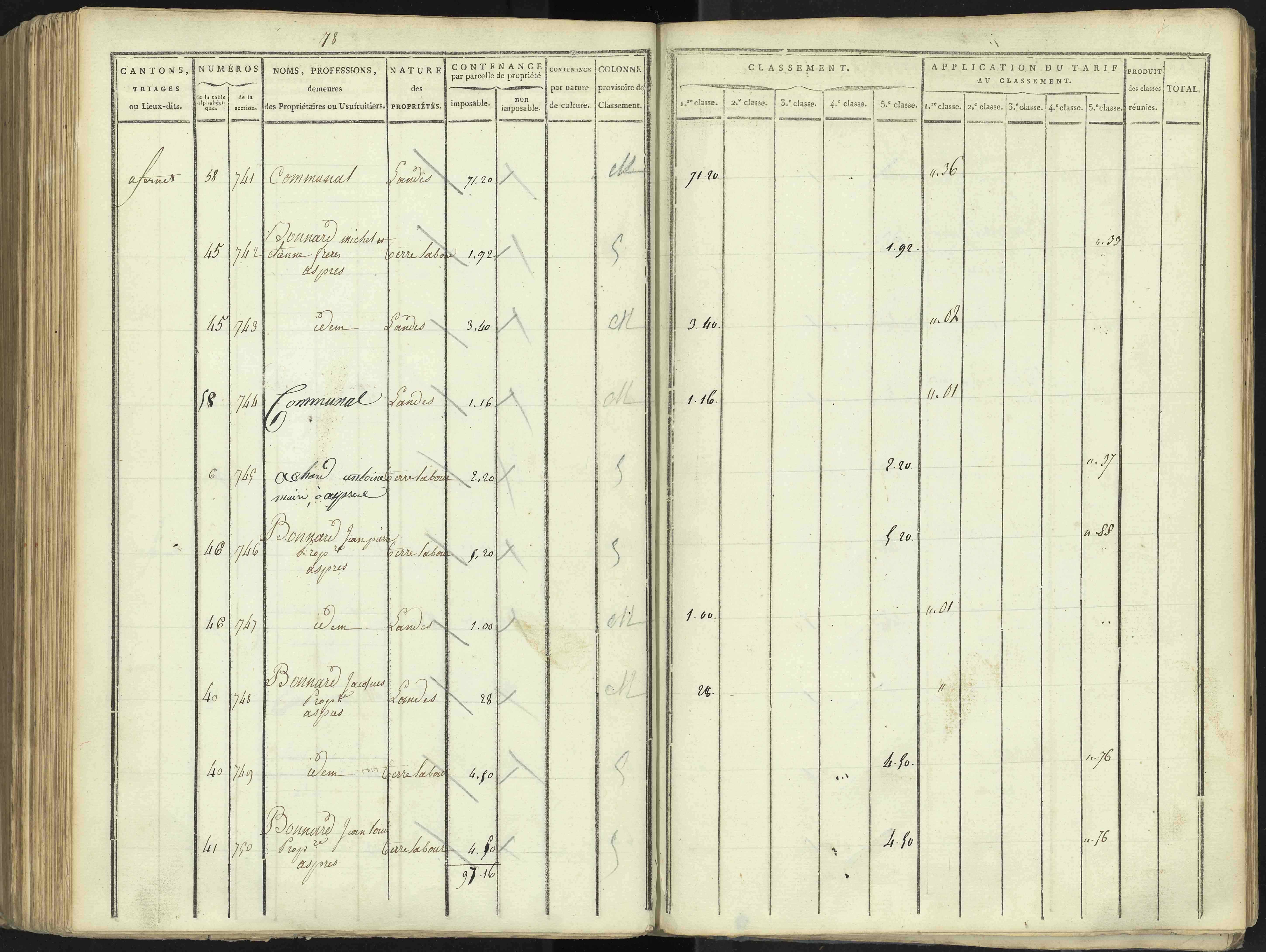 Aspres-lès-Corps - 3 P 176/4 - 3 P 176/4 - Section D