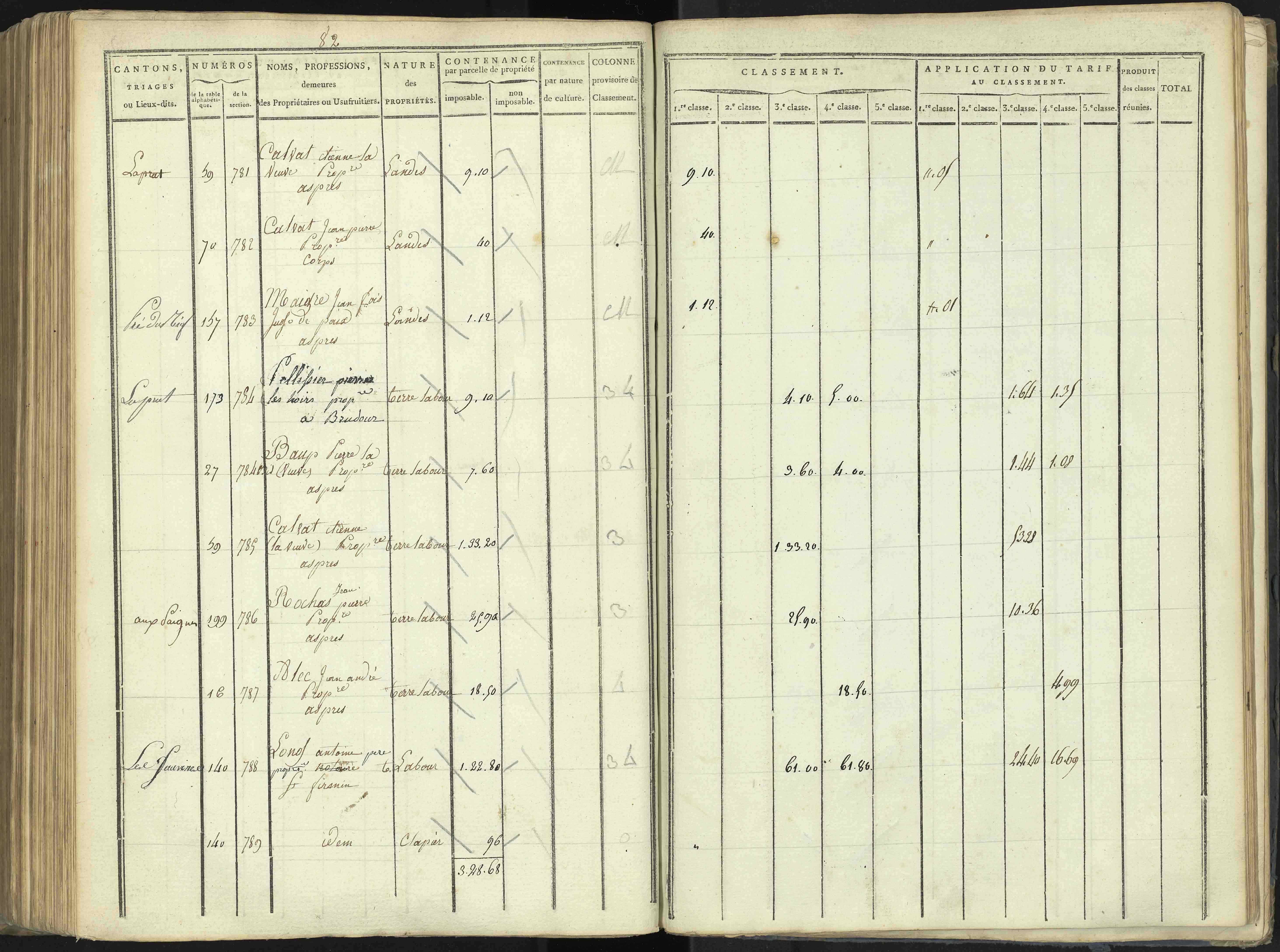 Aspres-lès-Corps - 3 P 176/4 - 3 P 176/4 - Section D