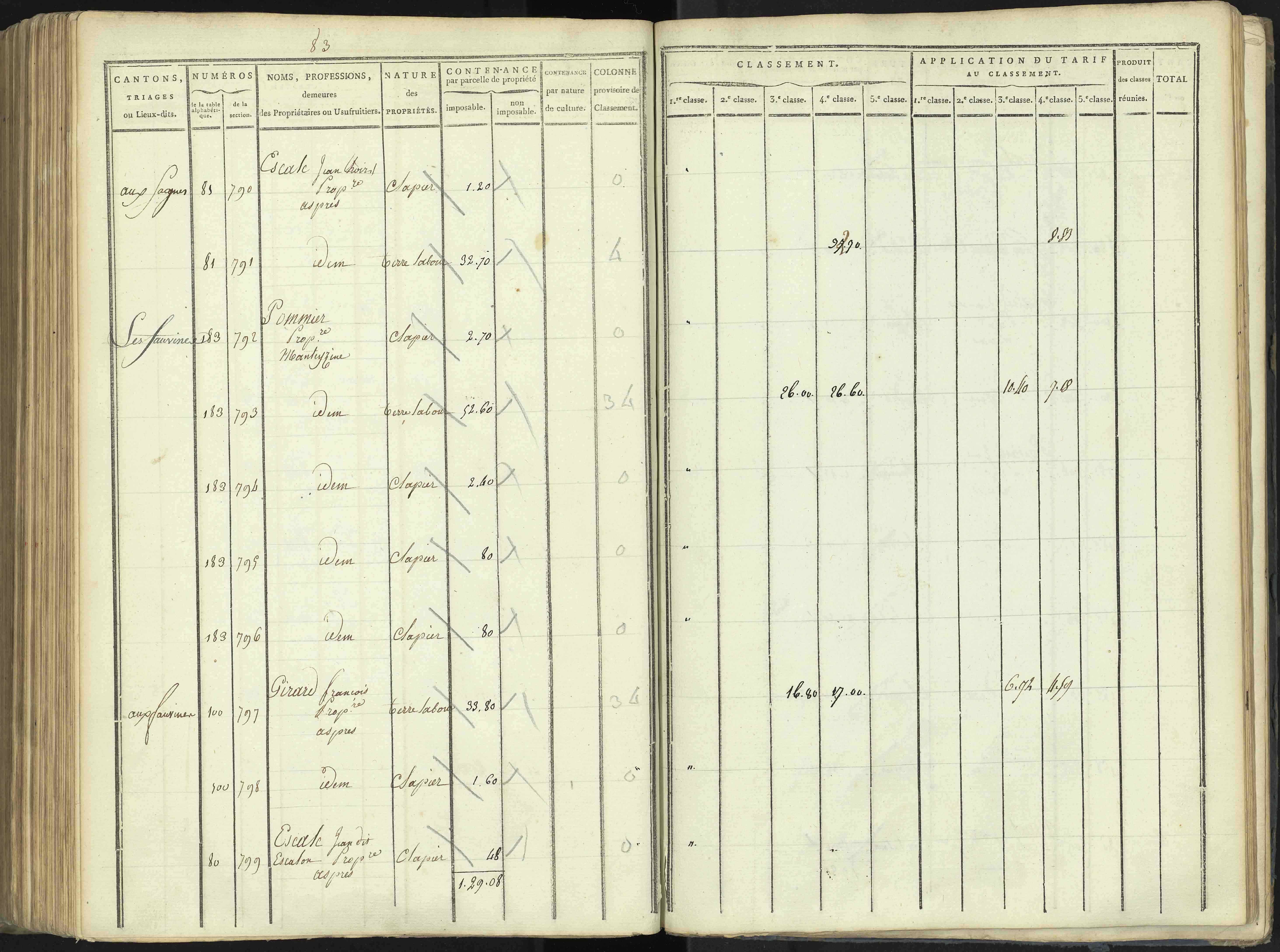 Aspres-lès-Corps - 3 P 176/4 - 3 P 176/4 - Section D