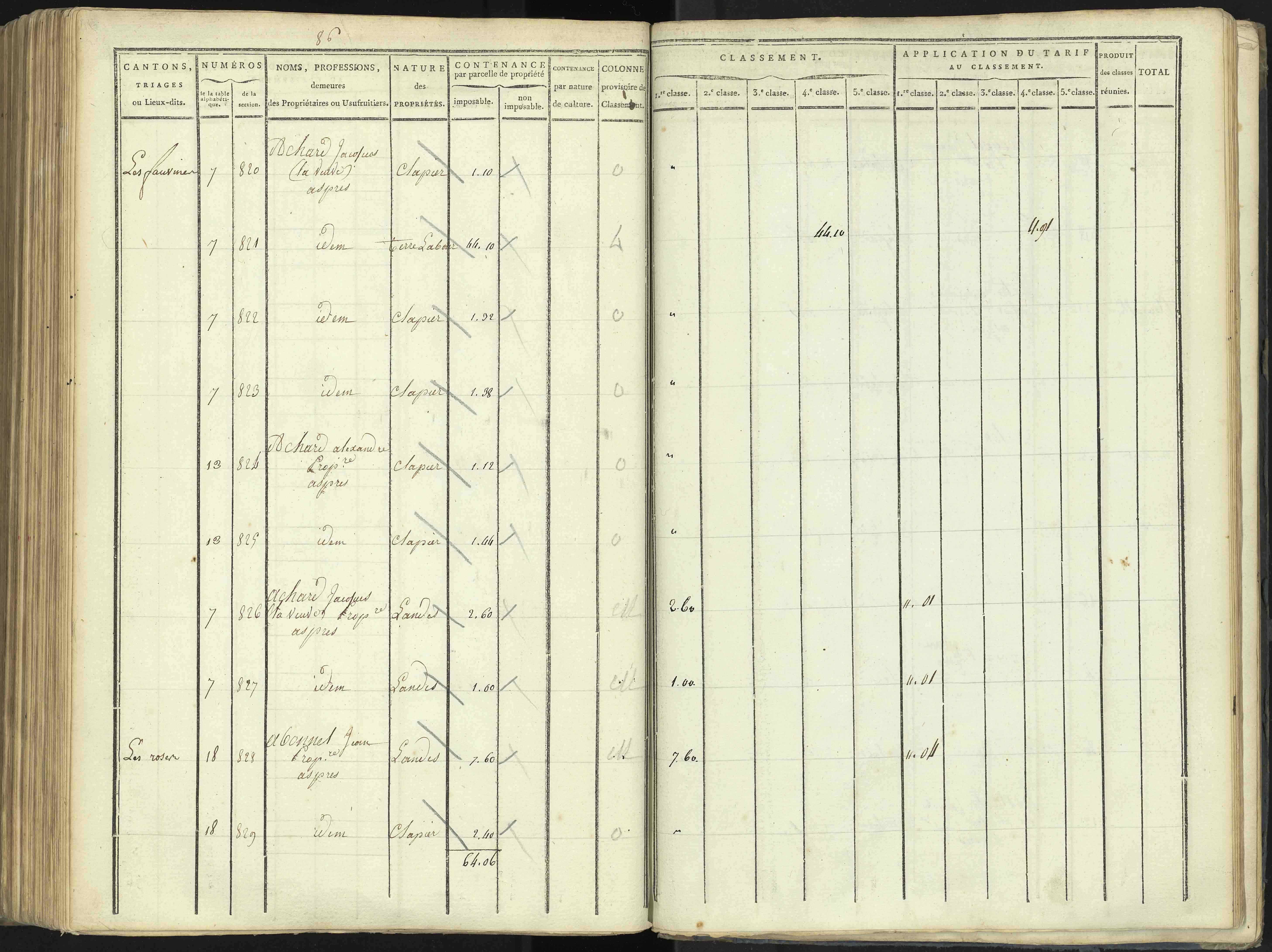 Aspres-lès-Corps - 3 P 176/4 - 3 P 176/4 - Section D