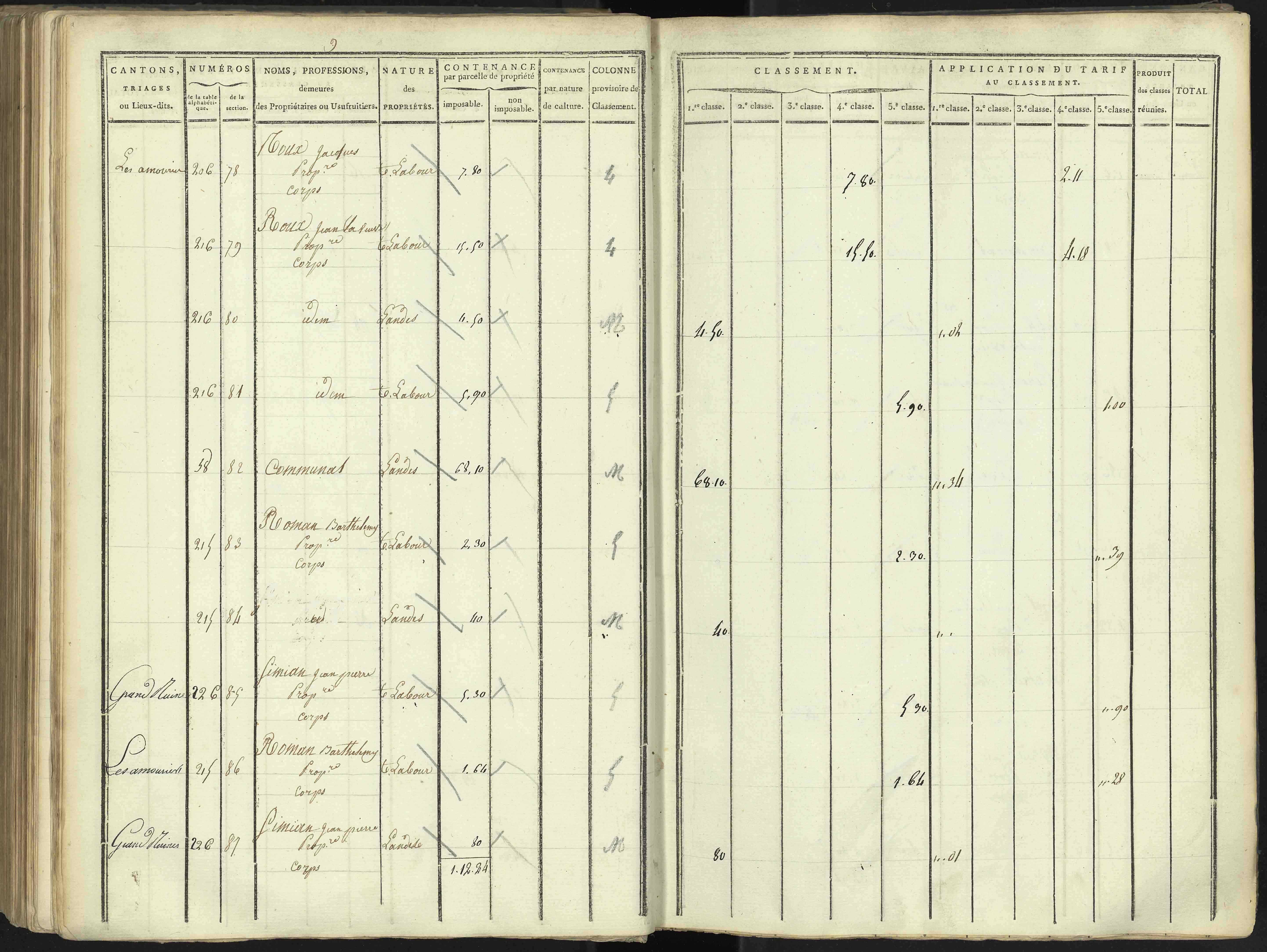 Aspres-lès-Corps - 3 P 176/4 - 3 P 176/4 - Section D