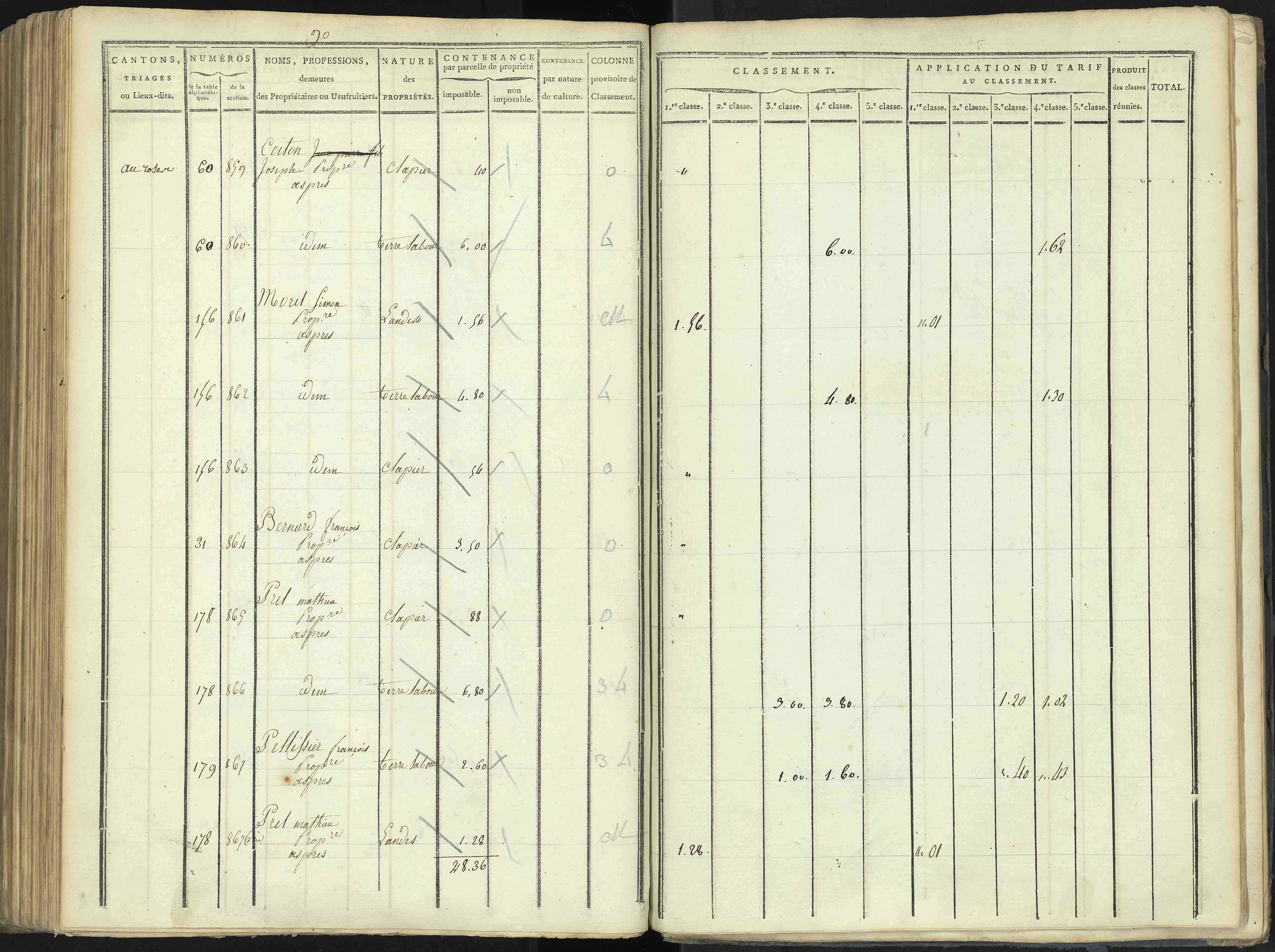 Aspres-lès-Corps - 3 P 176/4 - 3 P 176/4 - Section D