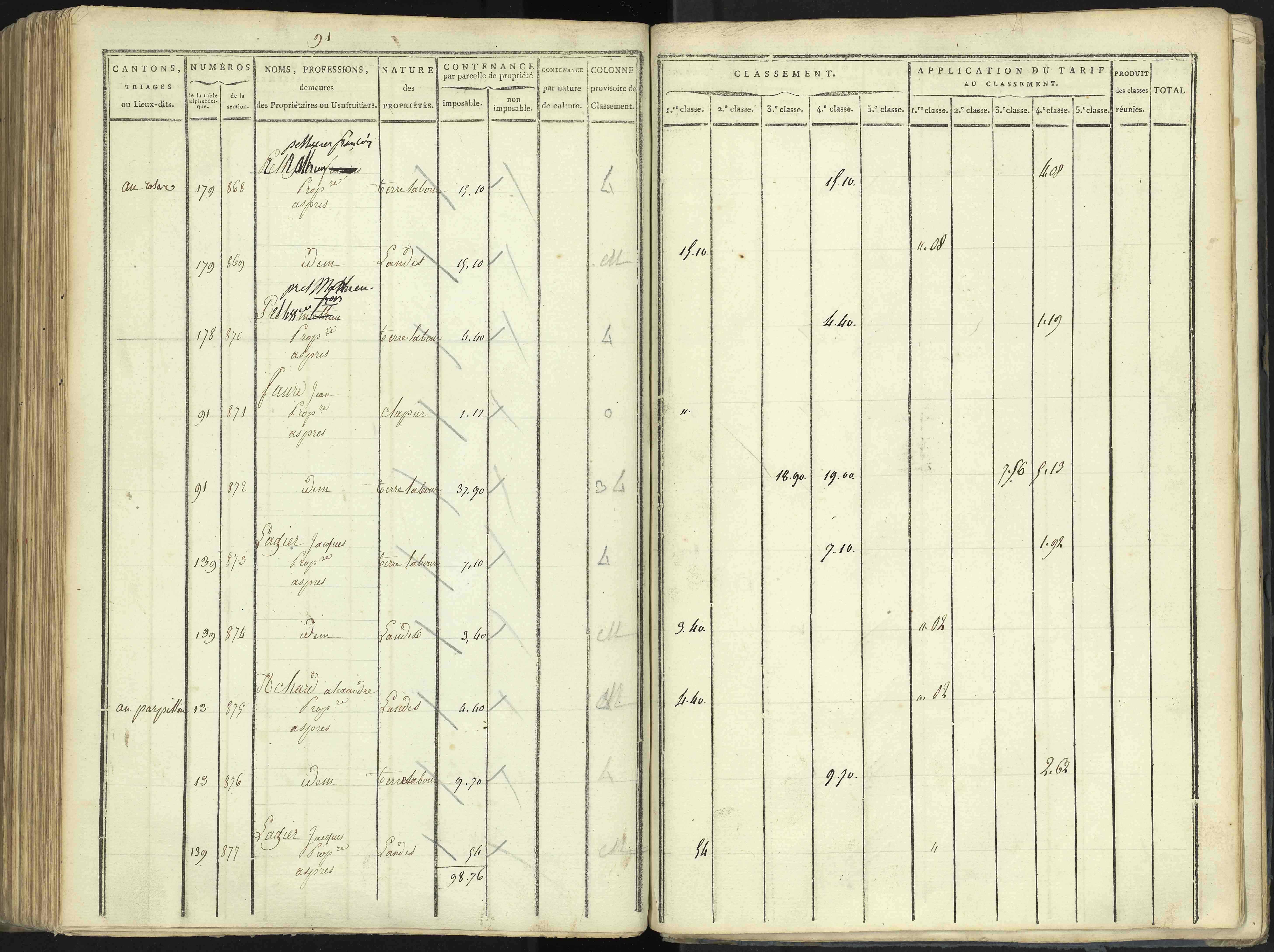 Aspres-lès-Corps - 3 P 176/4 - 3 P 176/4 - Section D