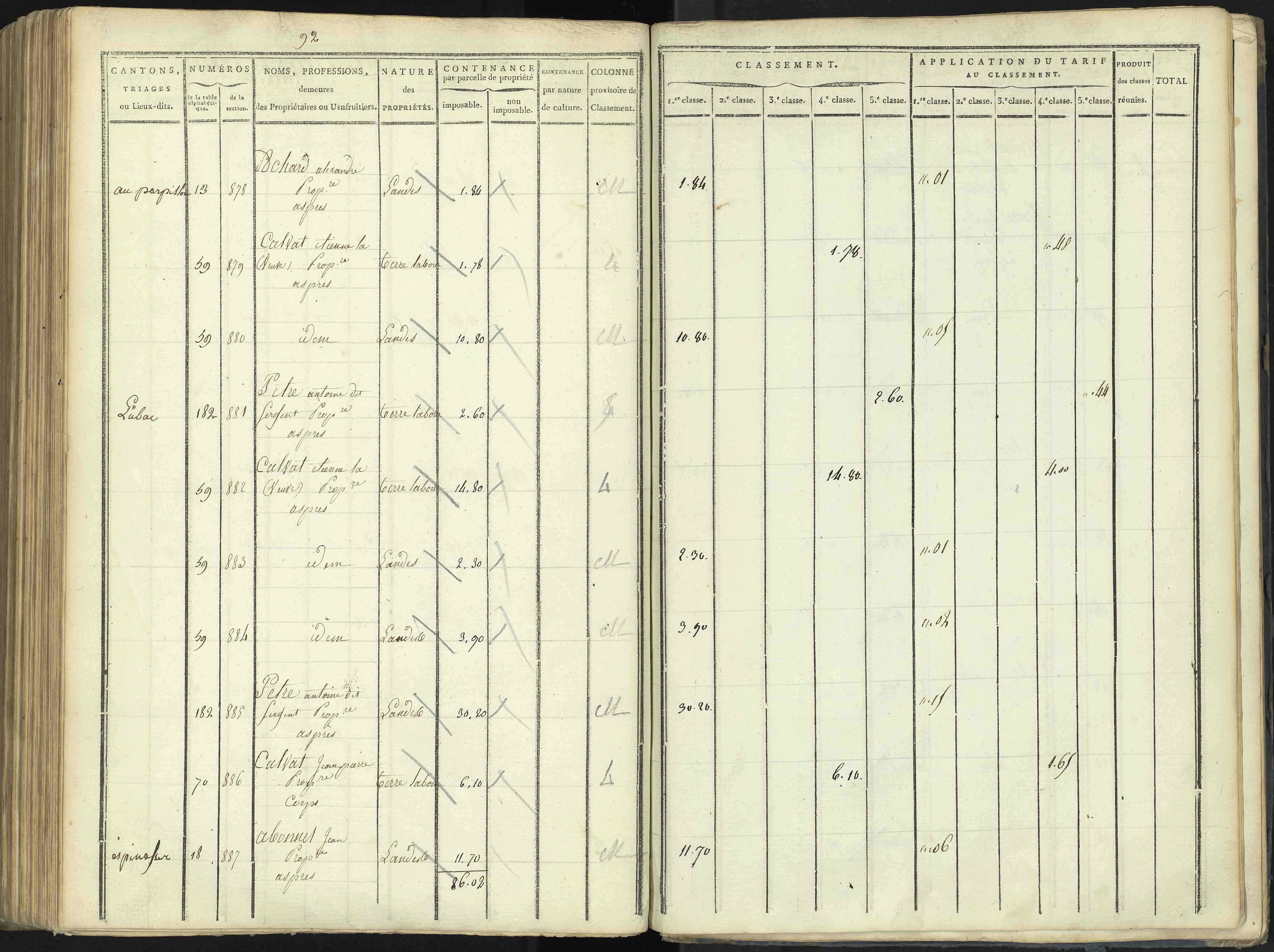 Aspres-lès-Corps - 3 P 176/4 - 3 P 176/4 - Section D