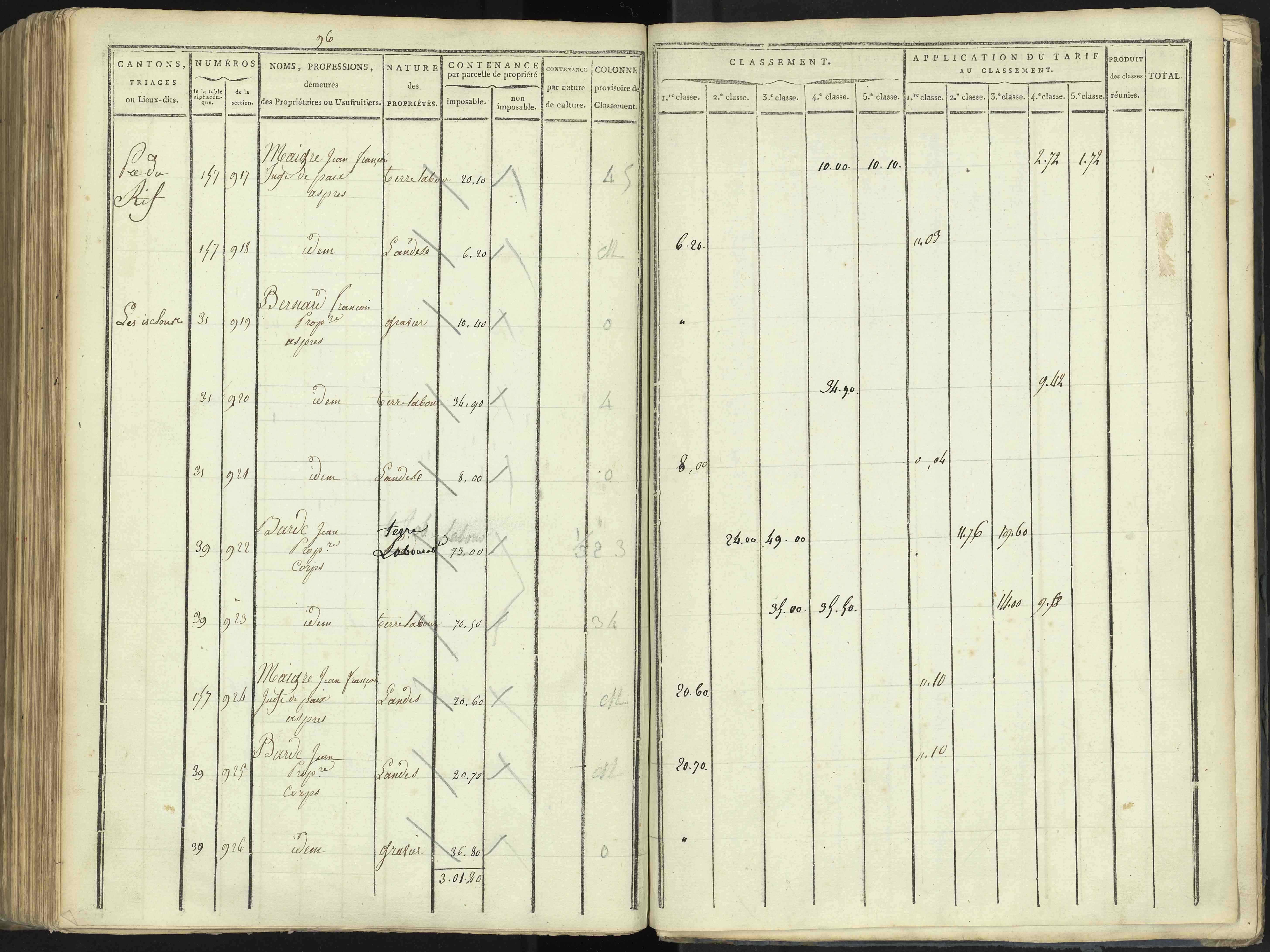 Aspres-lès-Corps - 3 P 176/4 - 3 P 176/4 - Section D