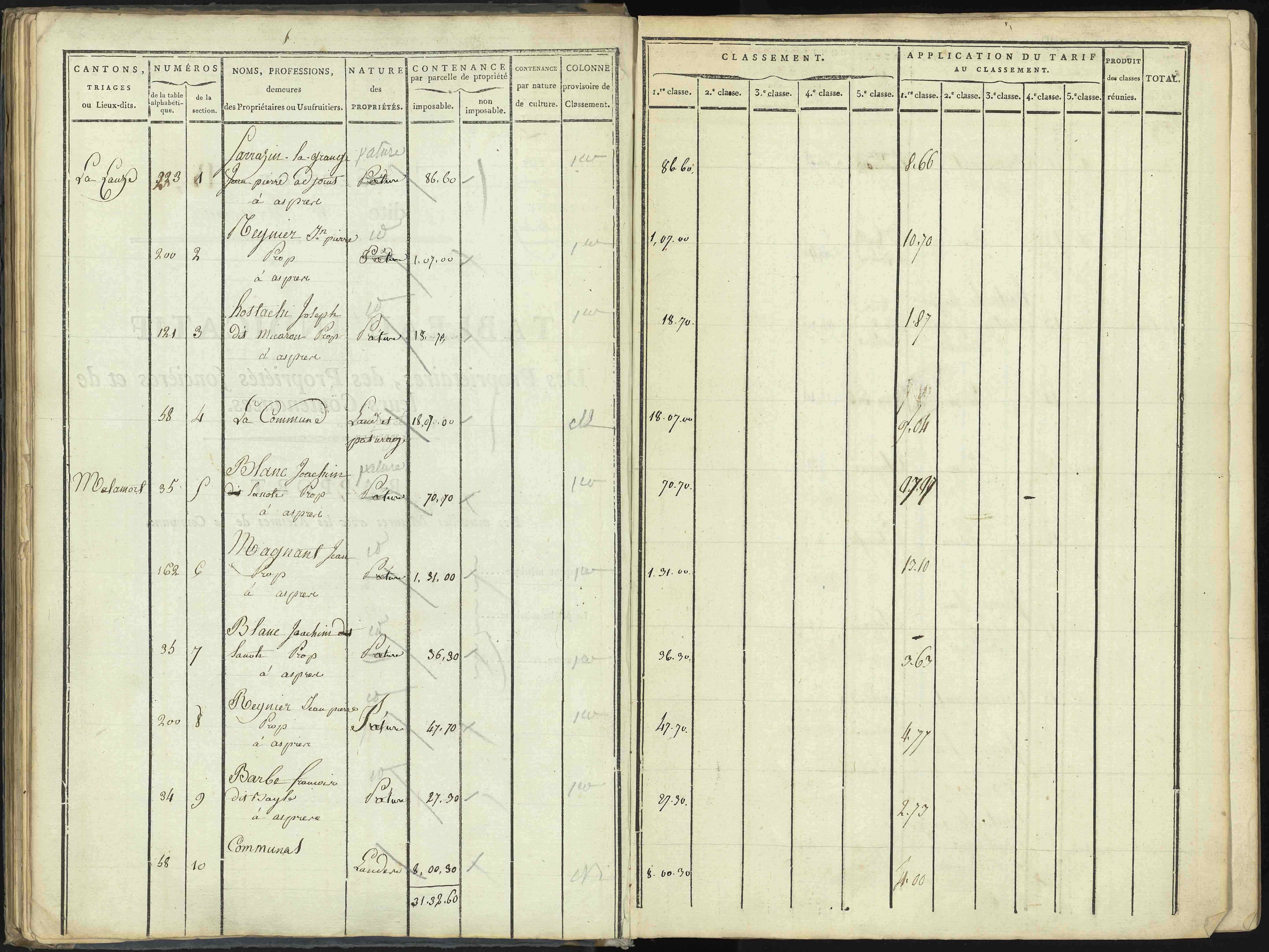 Aspres-lès-Corps - 3 P 176/2 - 3 P 176/2 - Section B