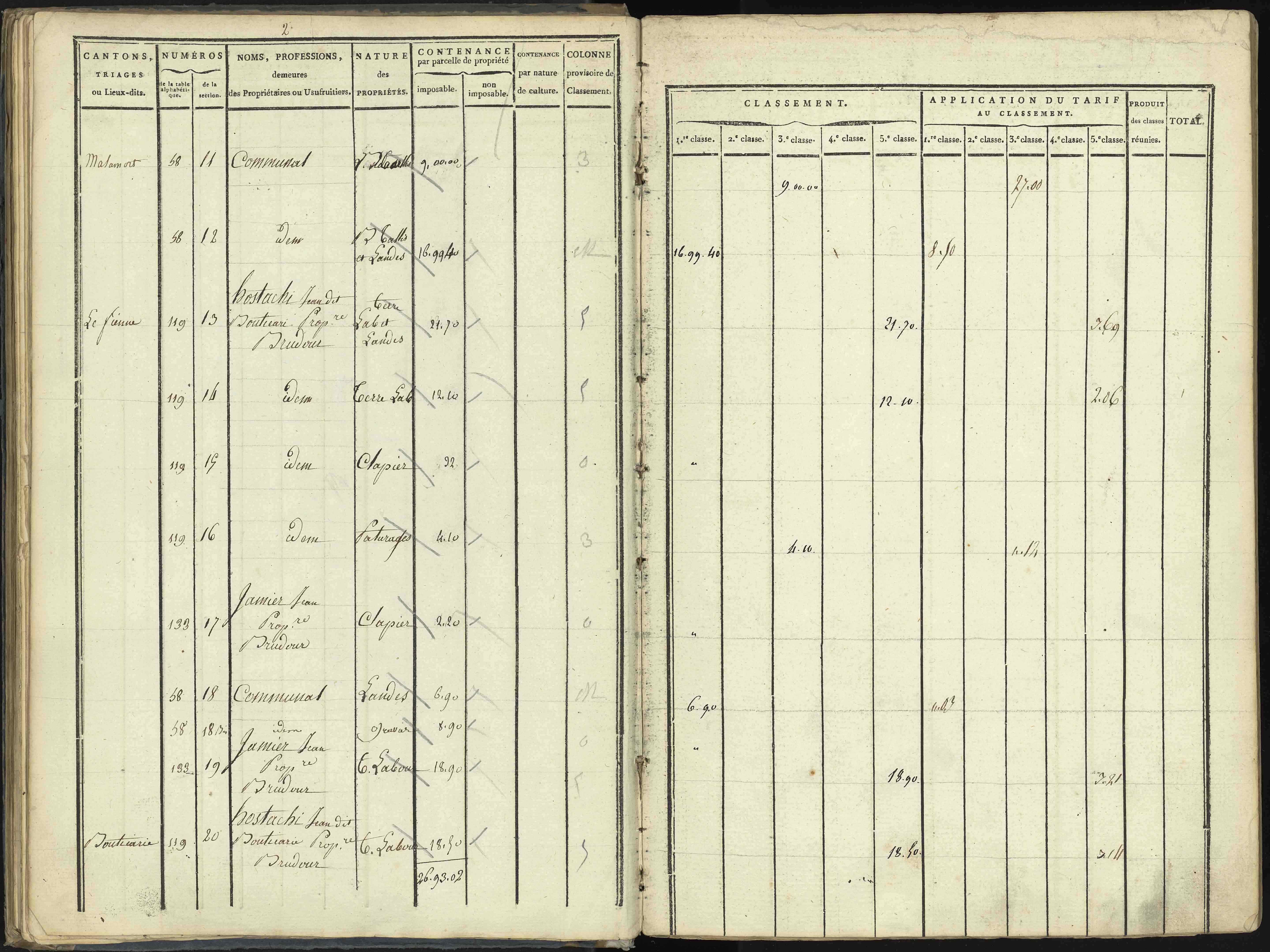 Aspres-lès-Corps - 3 P 176/2 - 3 P 176/2 - Section B