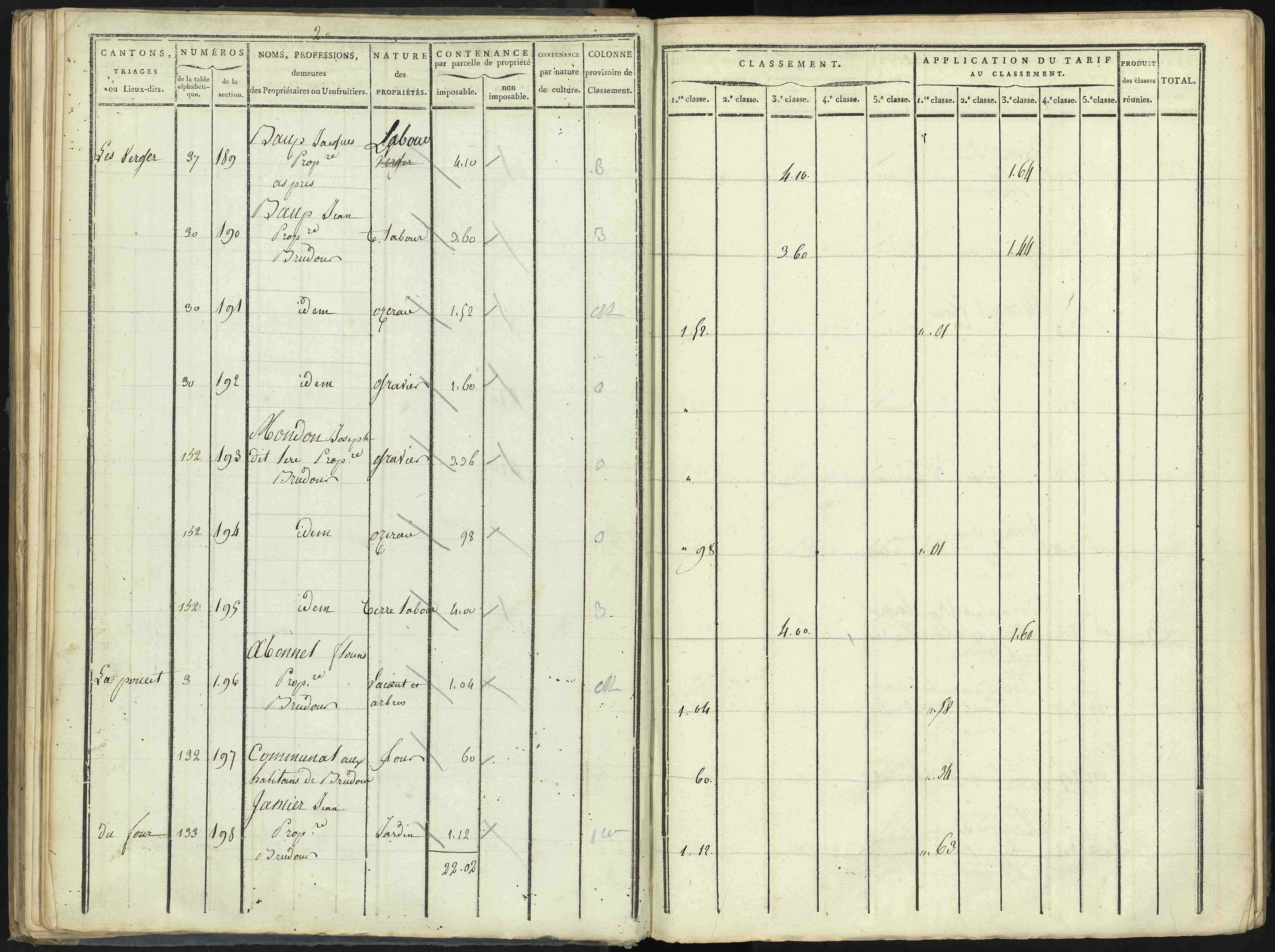 Aspres-lès-Corps - 3 P 176/2 - 3 P 176/2 - Section B