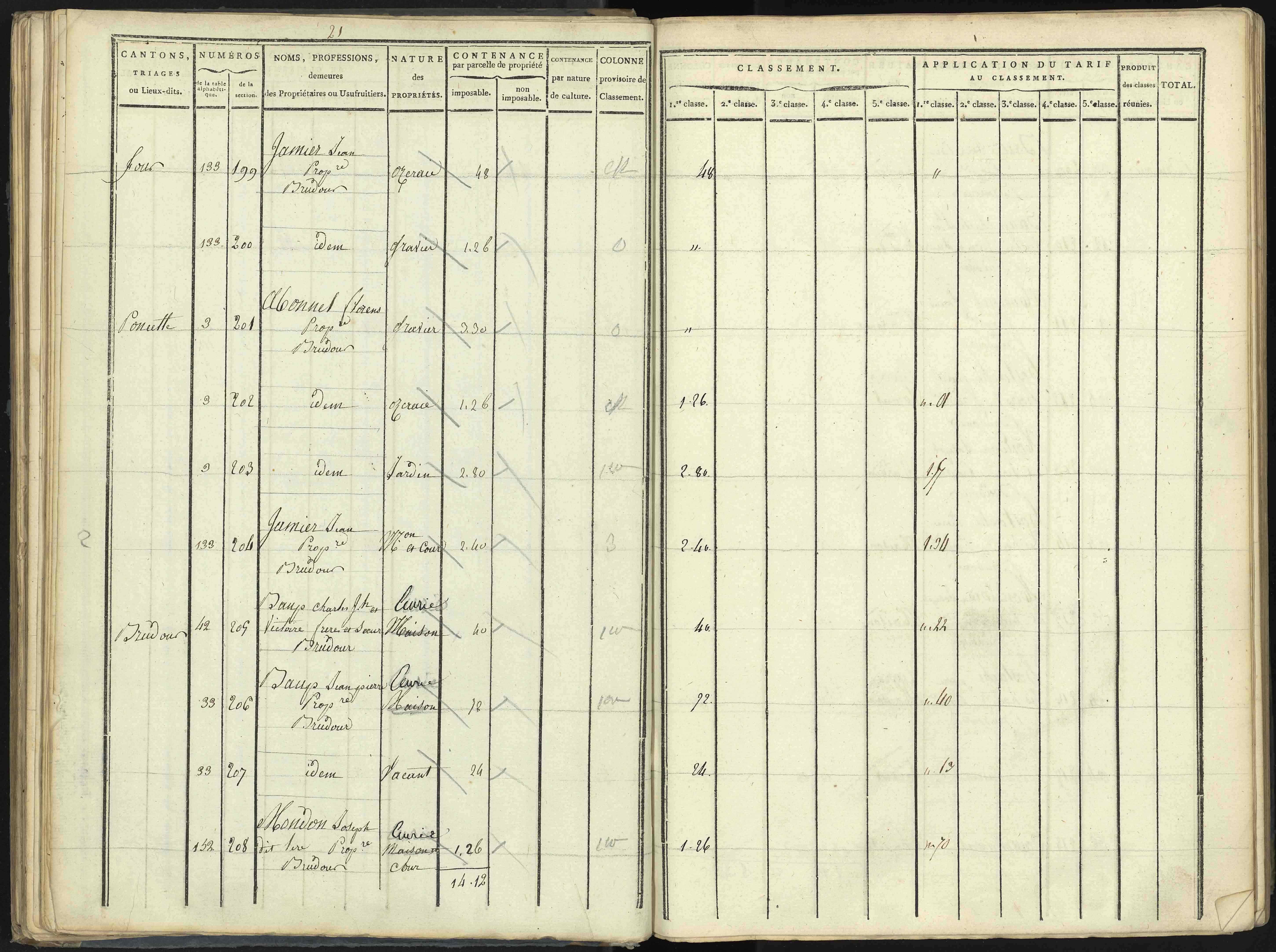 Aspres-lès-Corps - 3 P 176/2 - 3 P 176/2 - Section B