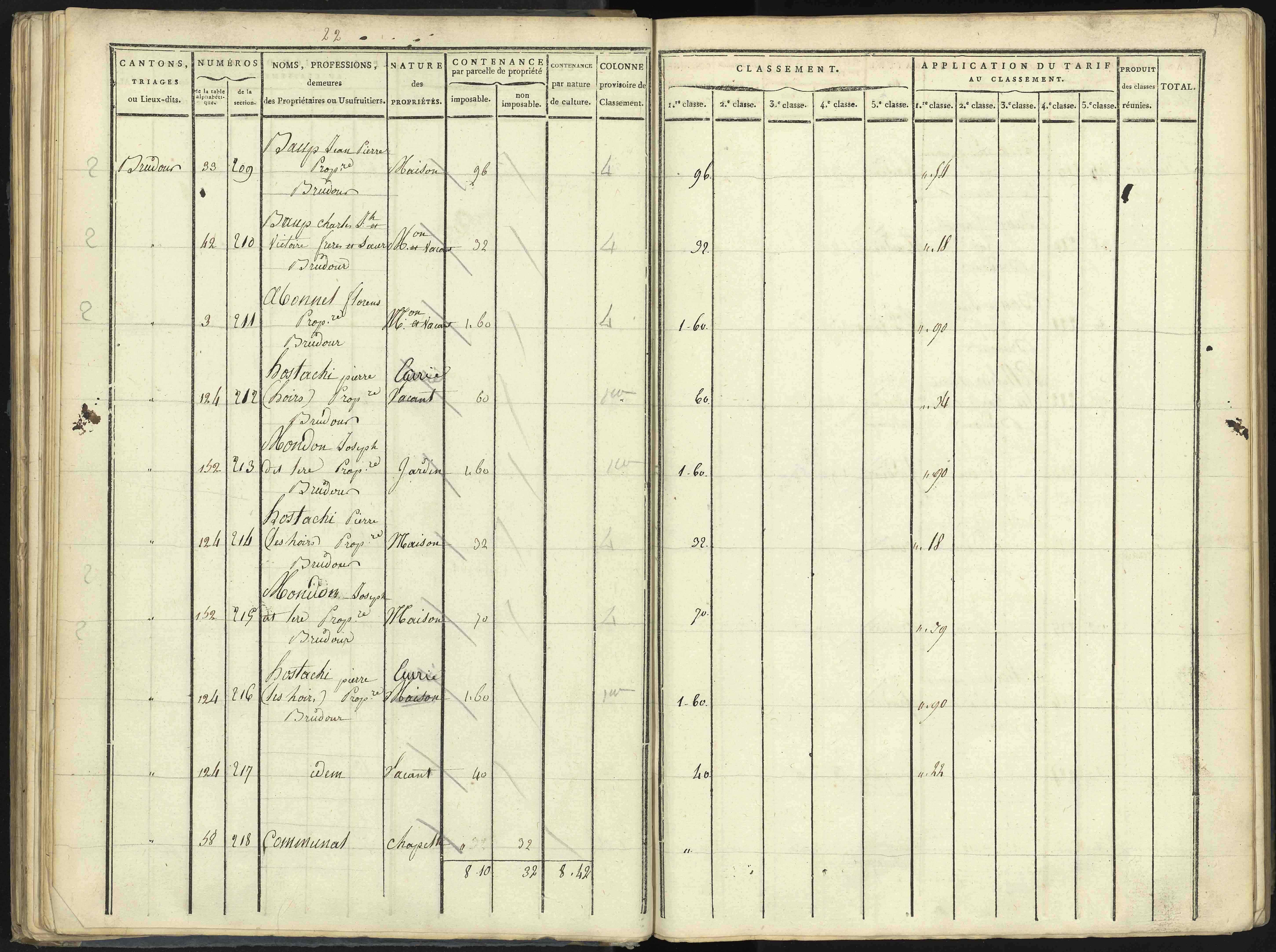 Aspres-lès-Corps - 3 P 176/2 - 3 P 176/2 - Section B