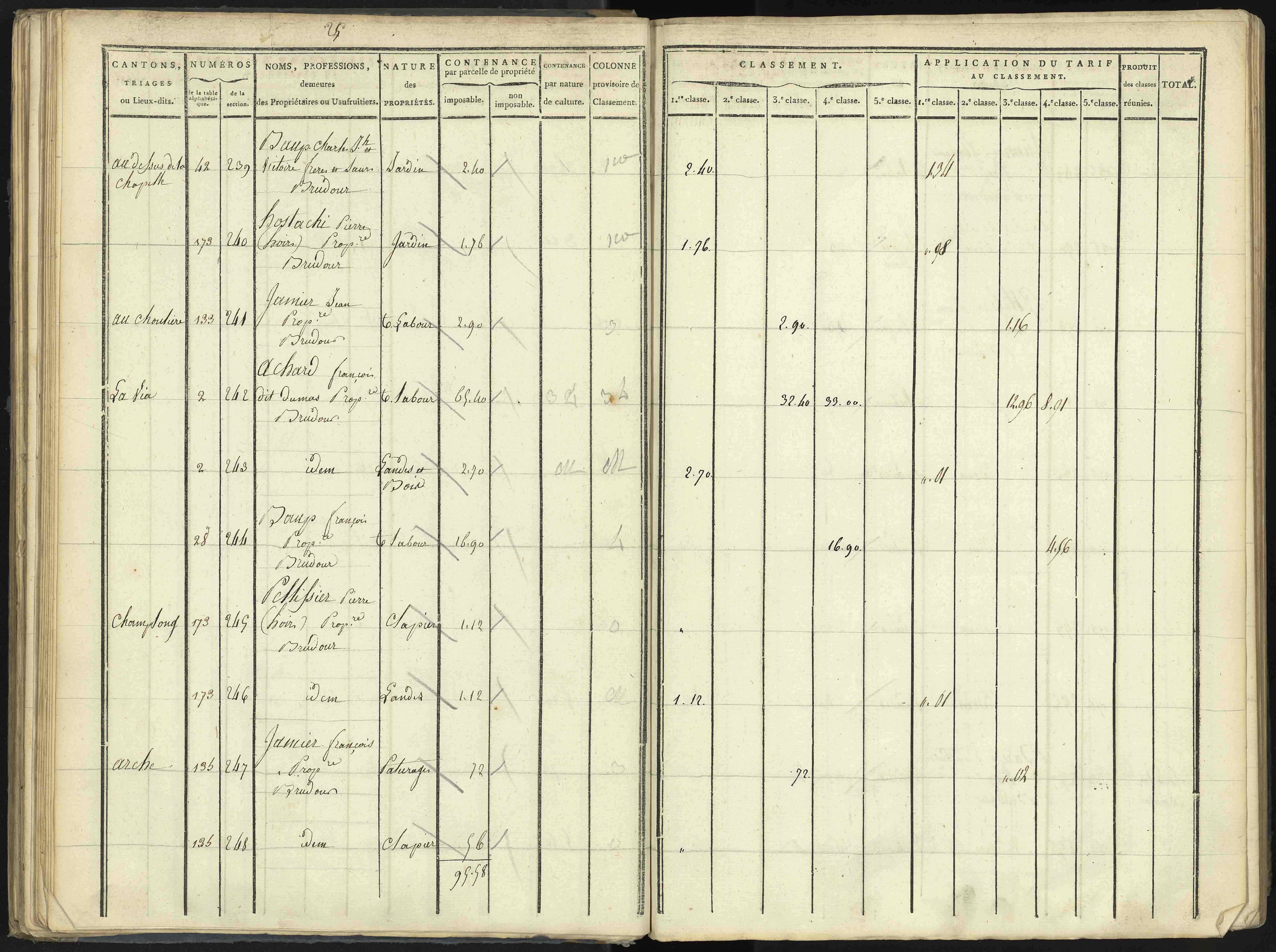 Aspres-lès-Corps - 3 P 176/2 - 3 P 176/2 - Section B