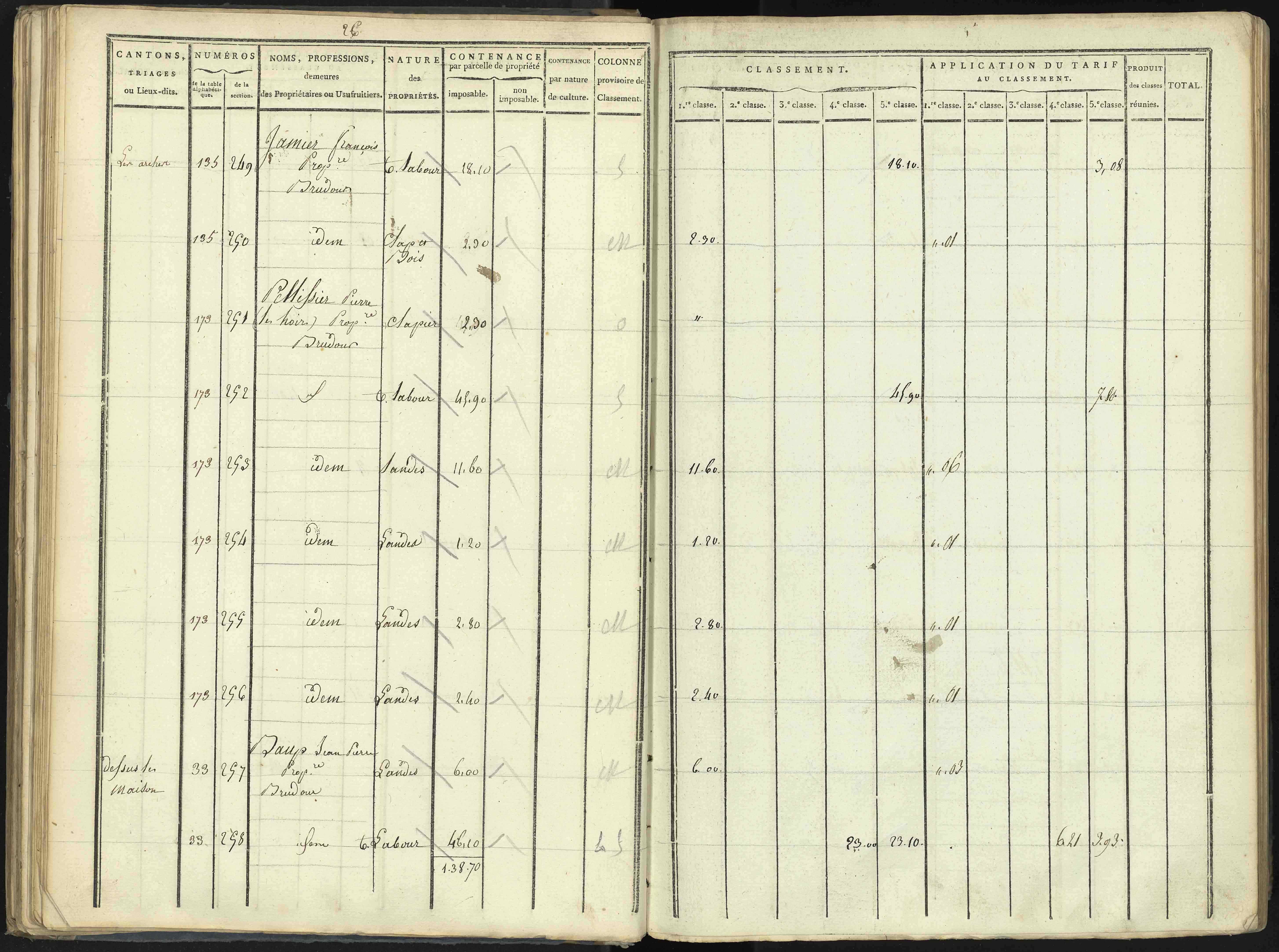 Aspres-lès-Corps - 3 P 176/2 - 3 P 176/2 - Section B