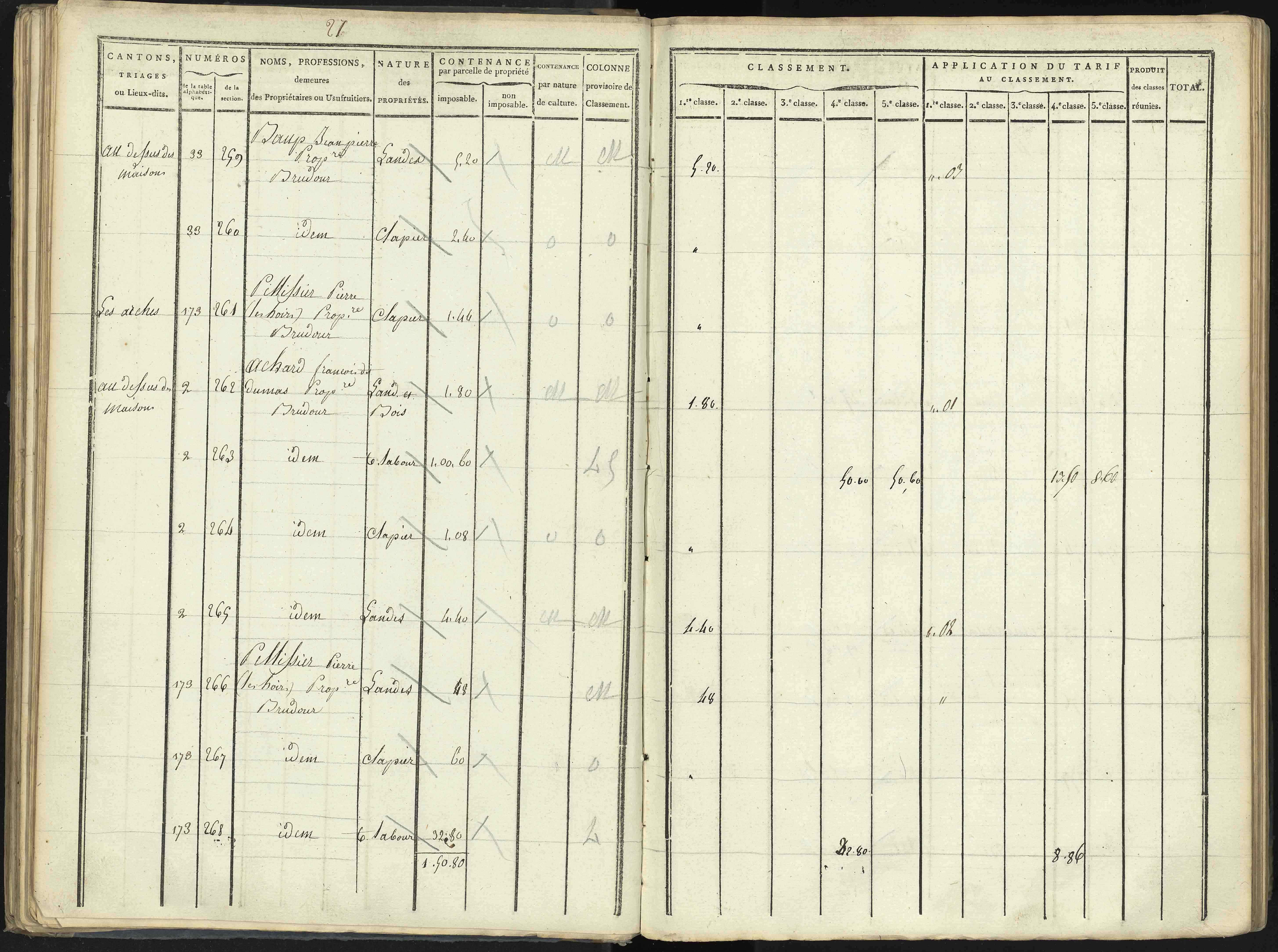 Aspres-lès-Corps - 3 P 176/2 - 3 P 176/2 - Section B