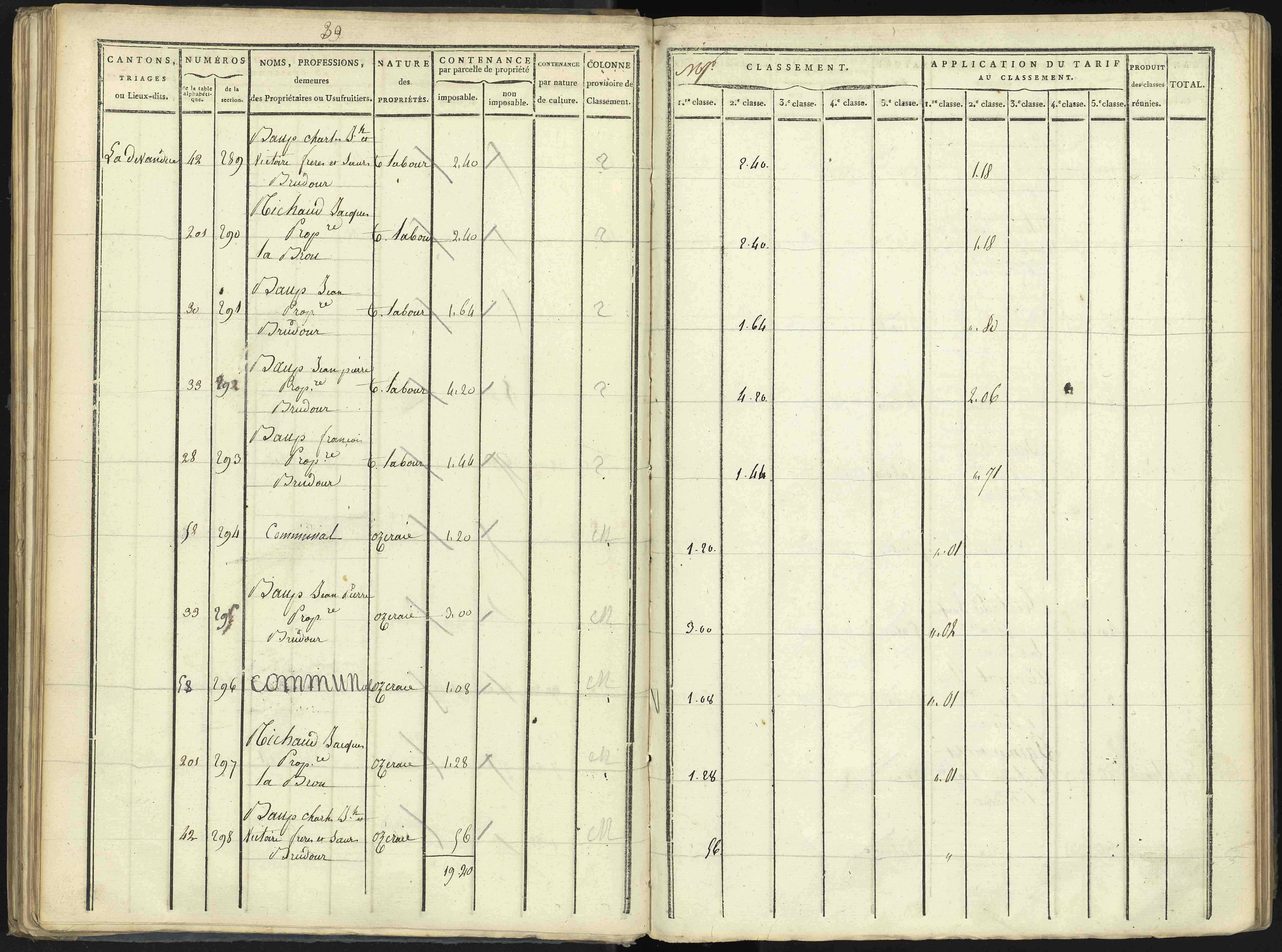 Aspres-lès-Corps - 3 P 176/2 - 3 P 176/2 - Section B