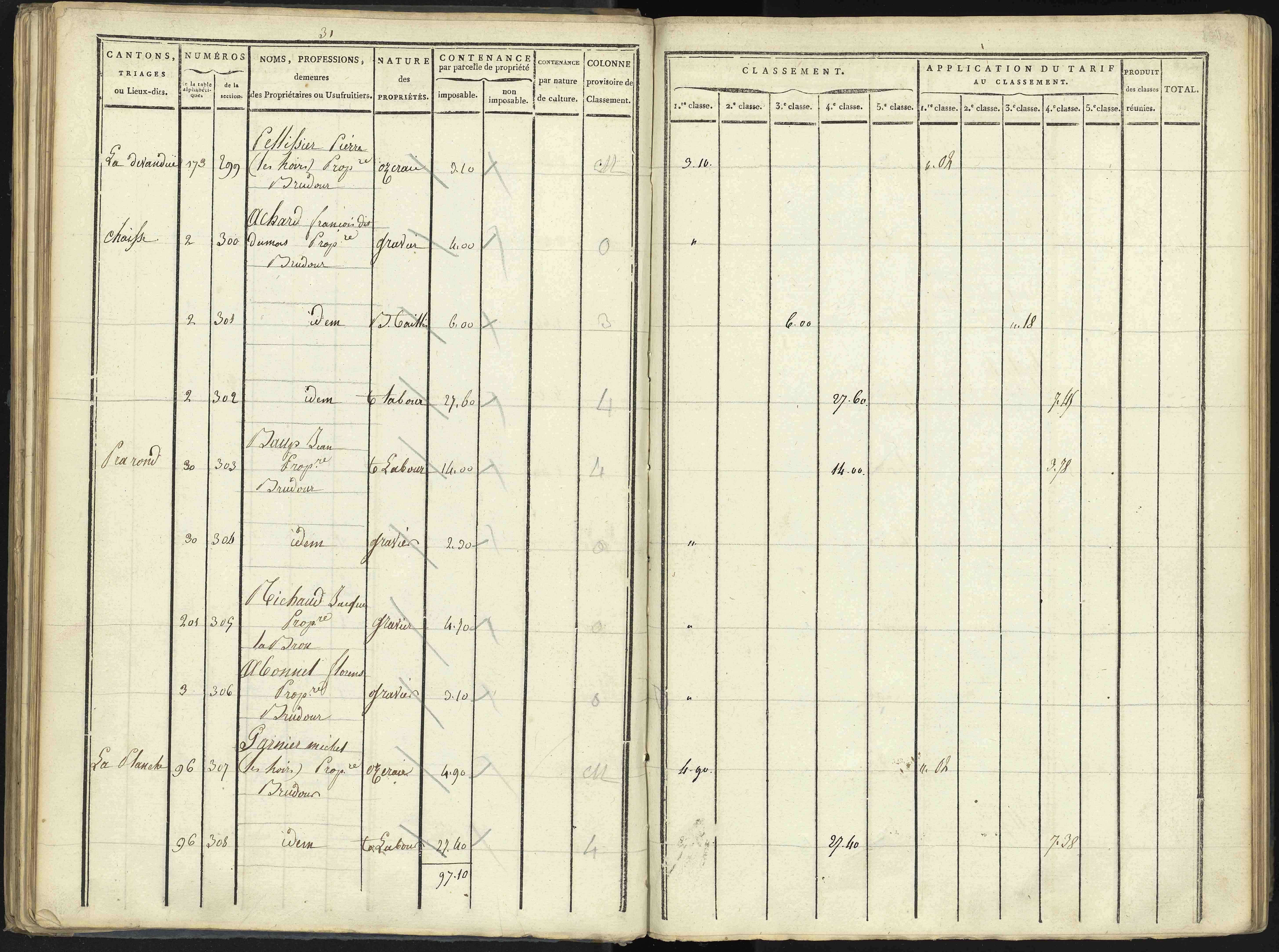 Aspres-lès-Corps - 3 P 176/2 - 3 P 176/2 - Section B