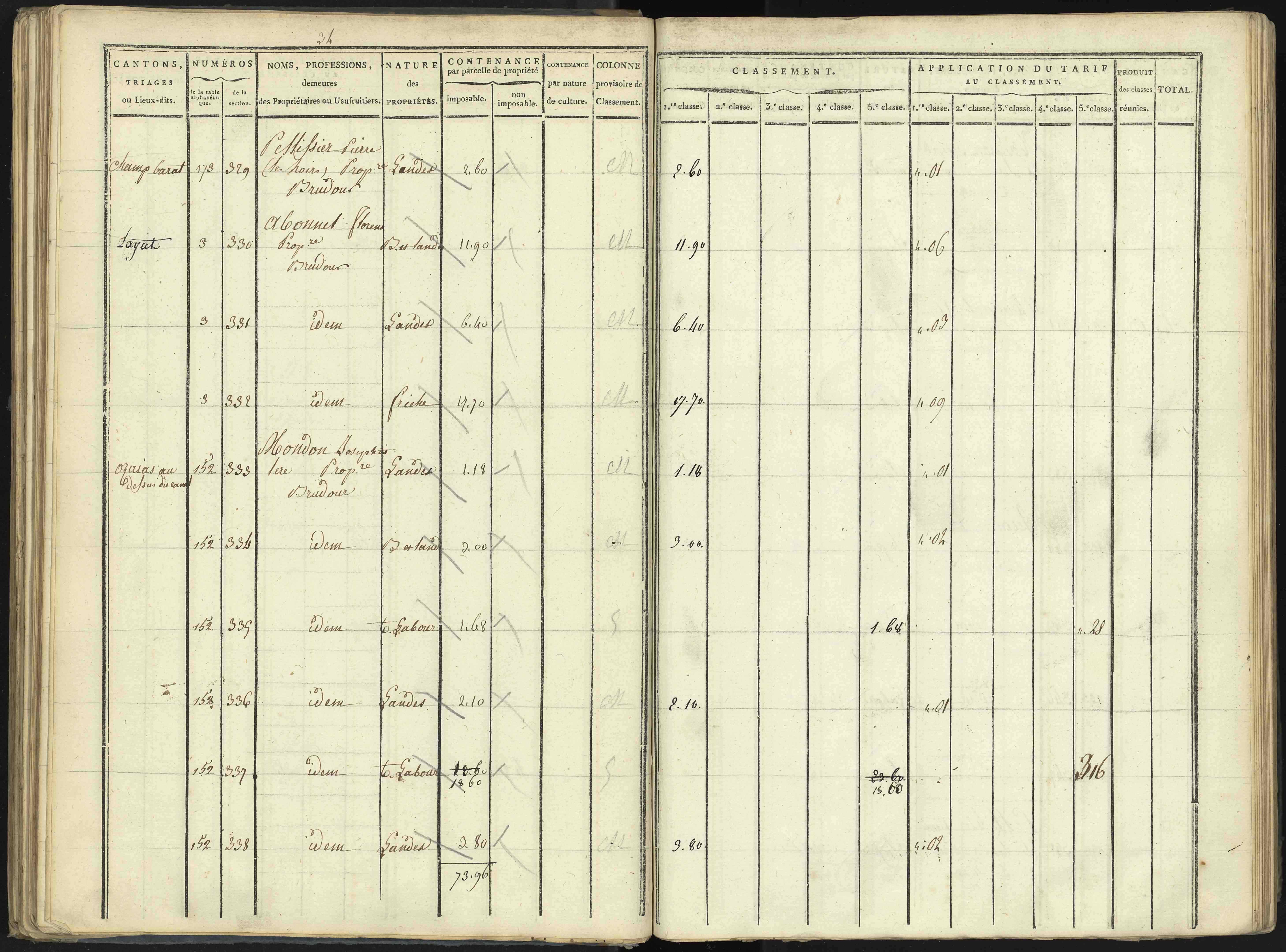 Aspres-lès-Corps - 3 P 176/2 - 3 P 176/2 - Section B