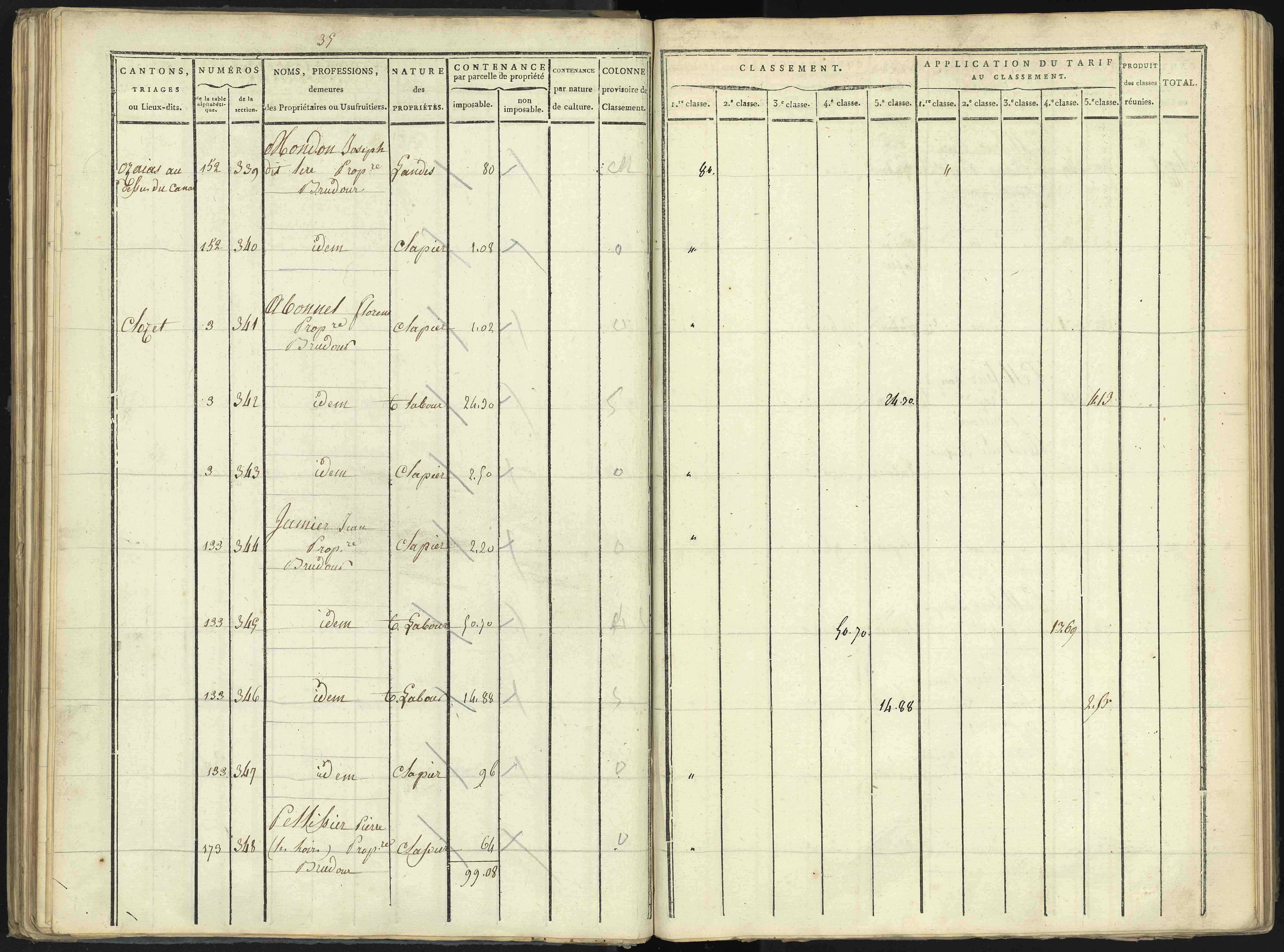 Aspres-lès-Corps - 3 P 176/2 - 3 P 176/2 - Section B