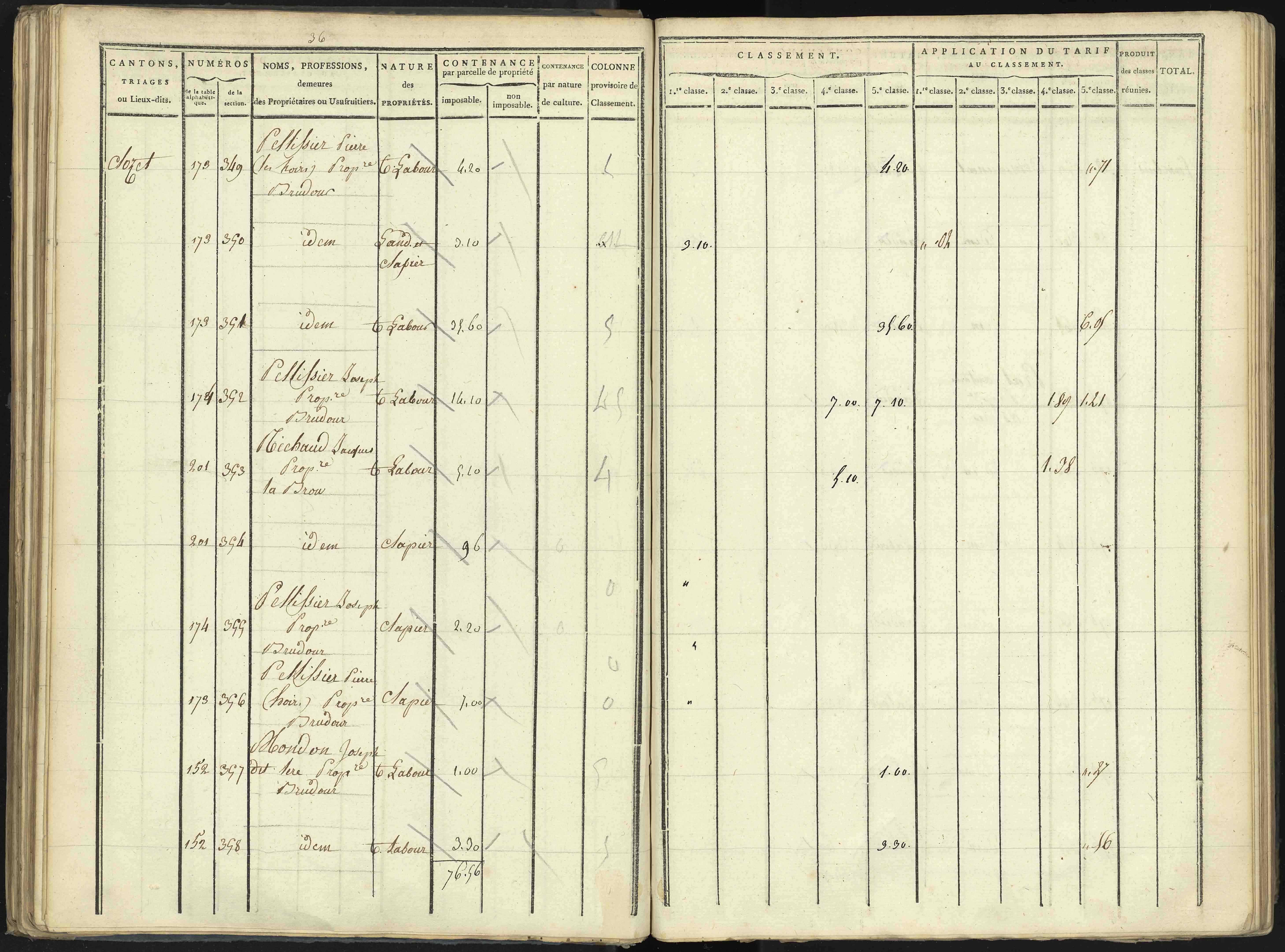 Aspres-lès-Corps - 3 P 176/2 - 3 P 176/2 - Section B