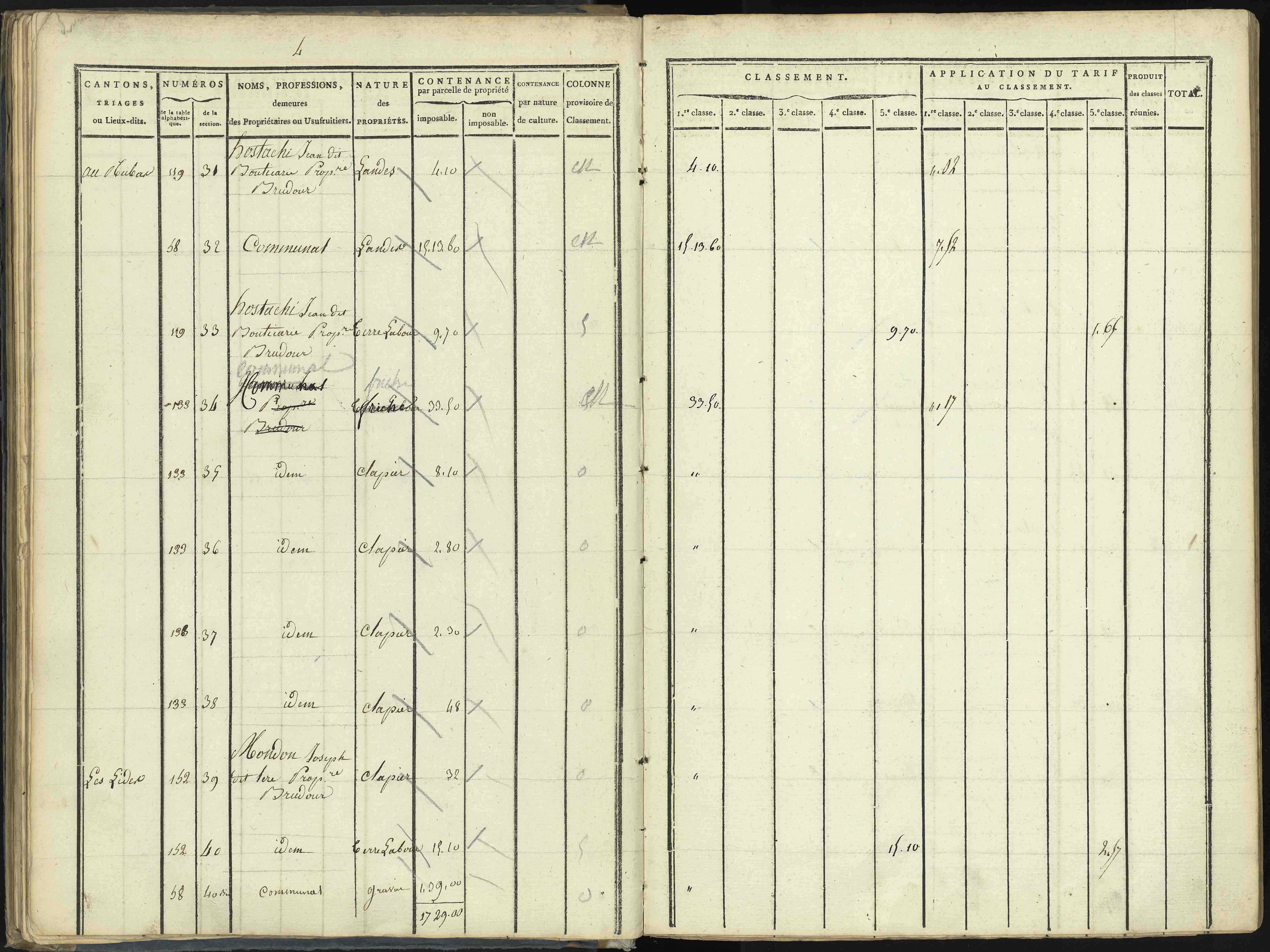 Aspres-lès-Corps - 3 P 176/2 - 3 P 176/2 - Section B