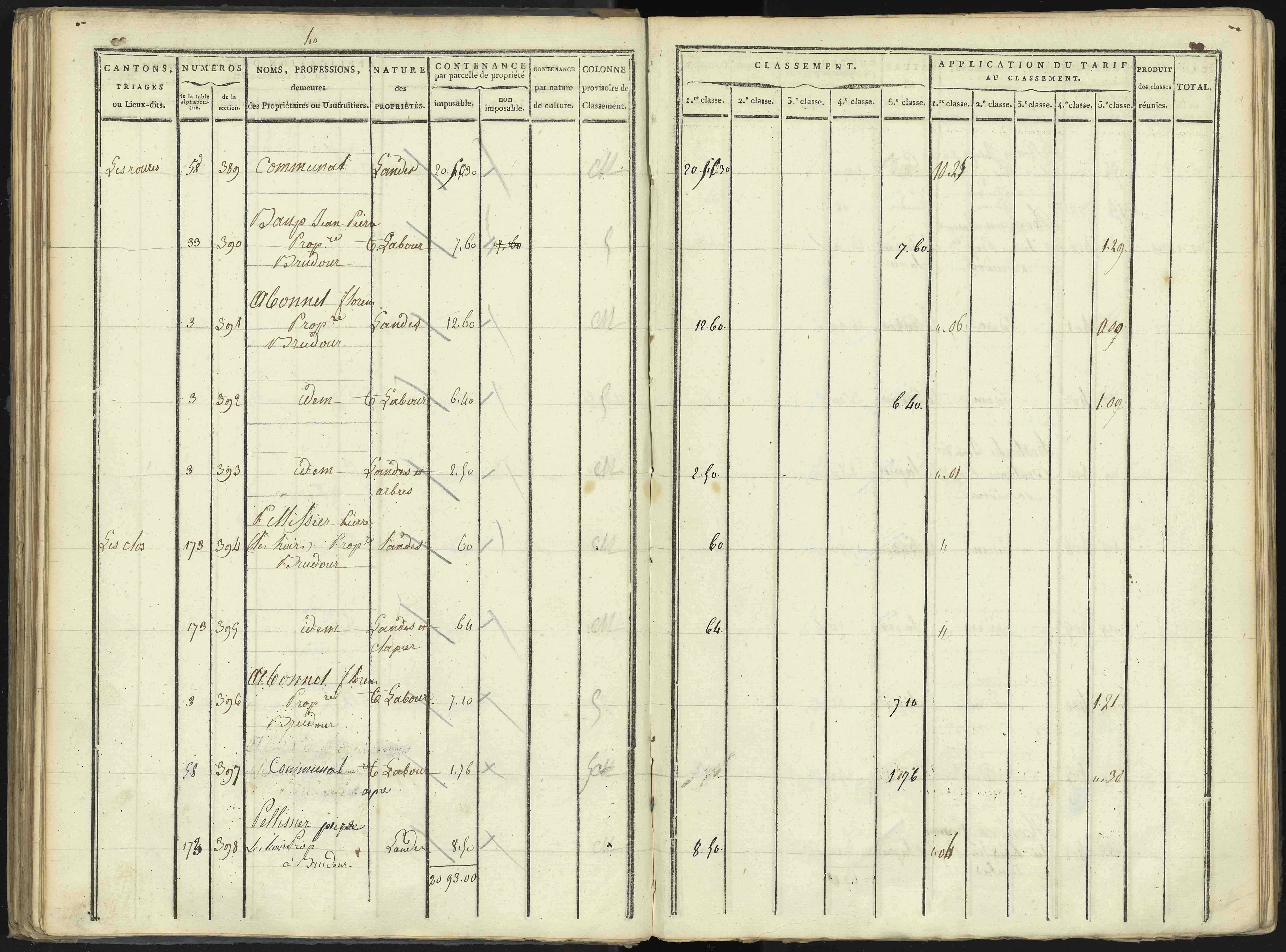 Aspres-lès-Corps - 3 P 176/2 - 3 P 176/2 - Section B