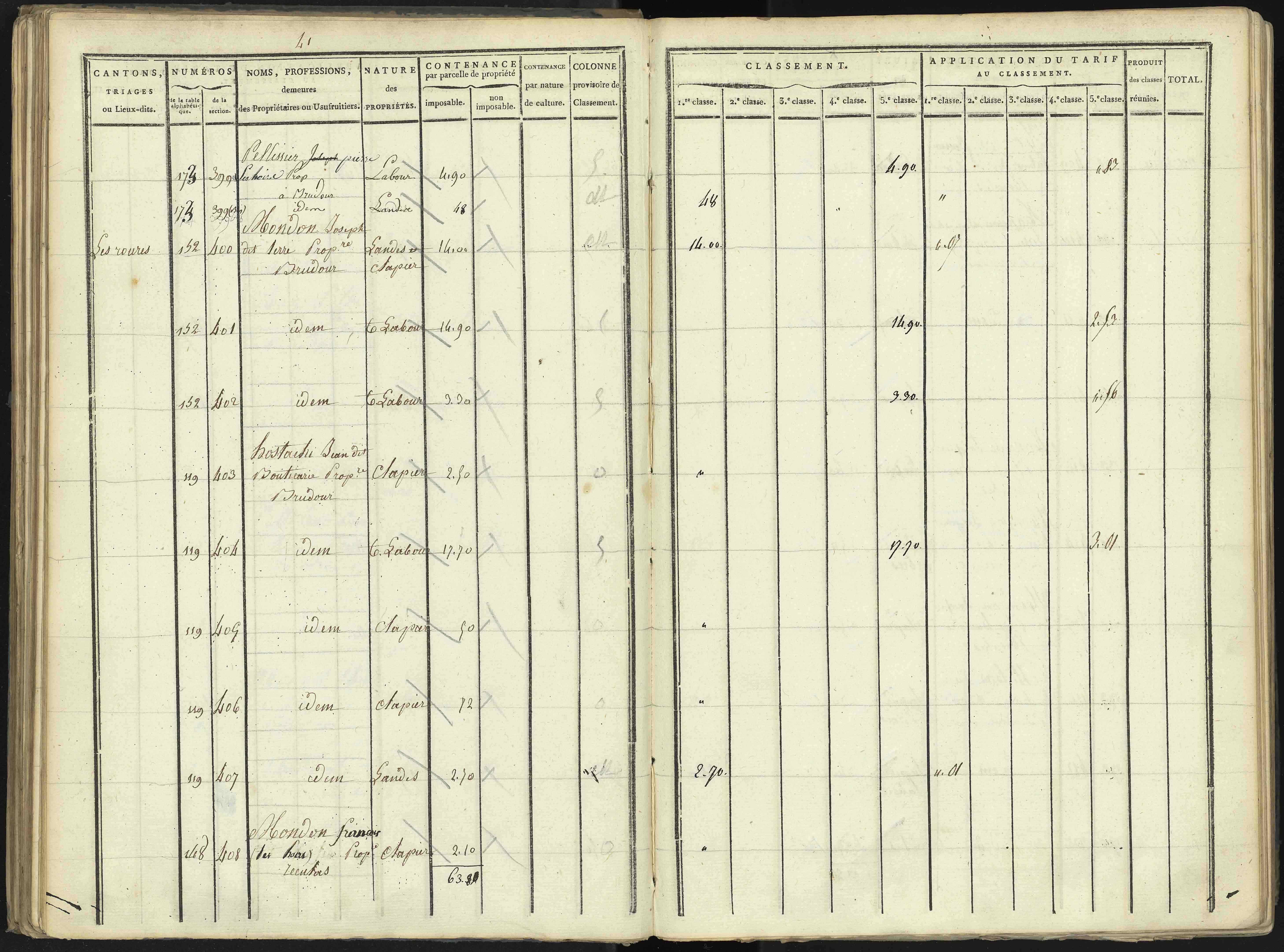Aspres-lès-Corps - 3 P 176/2 - 3 P 176/2 - Section B