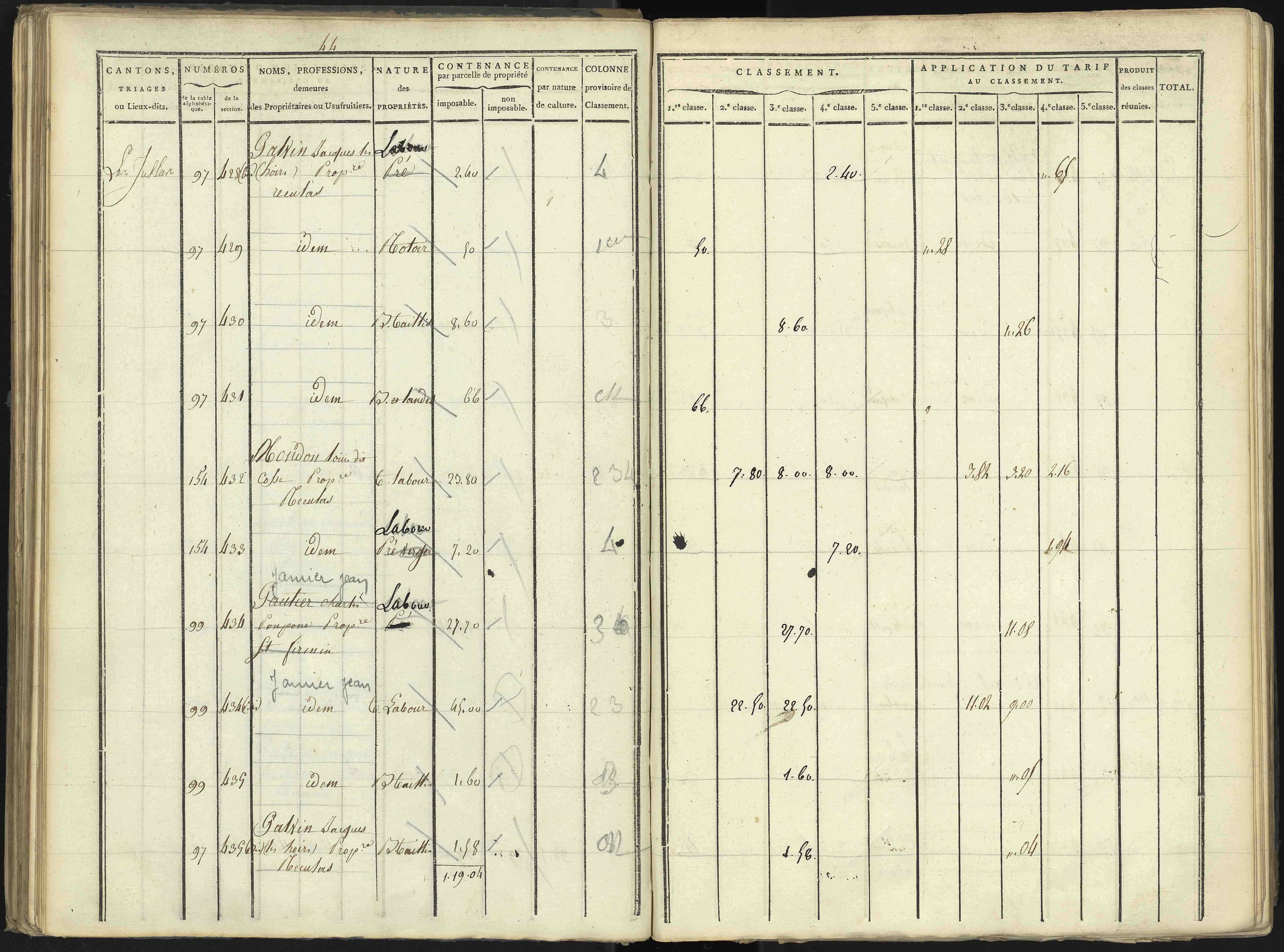 Aspres-lès-Corps - 3 P 176/2 - 3 P 176/2 - Section B
