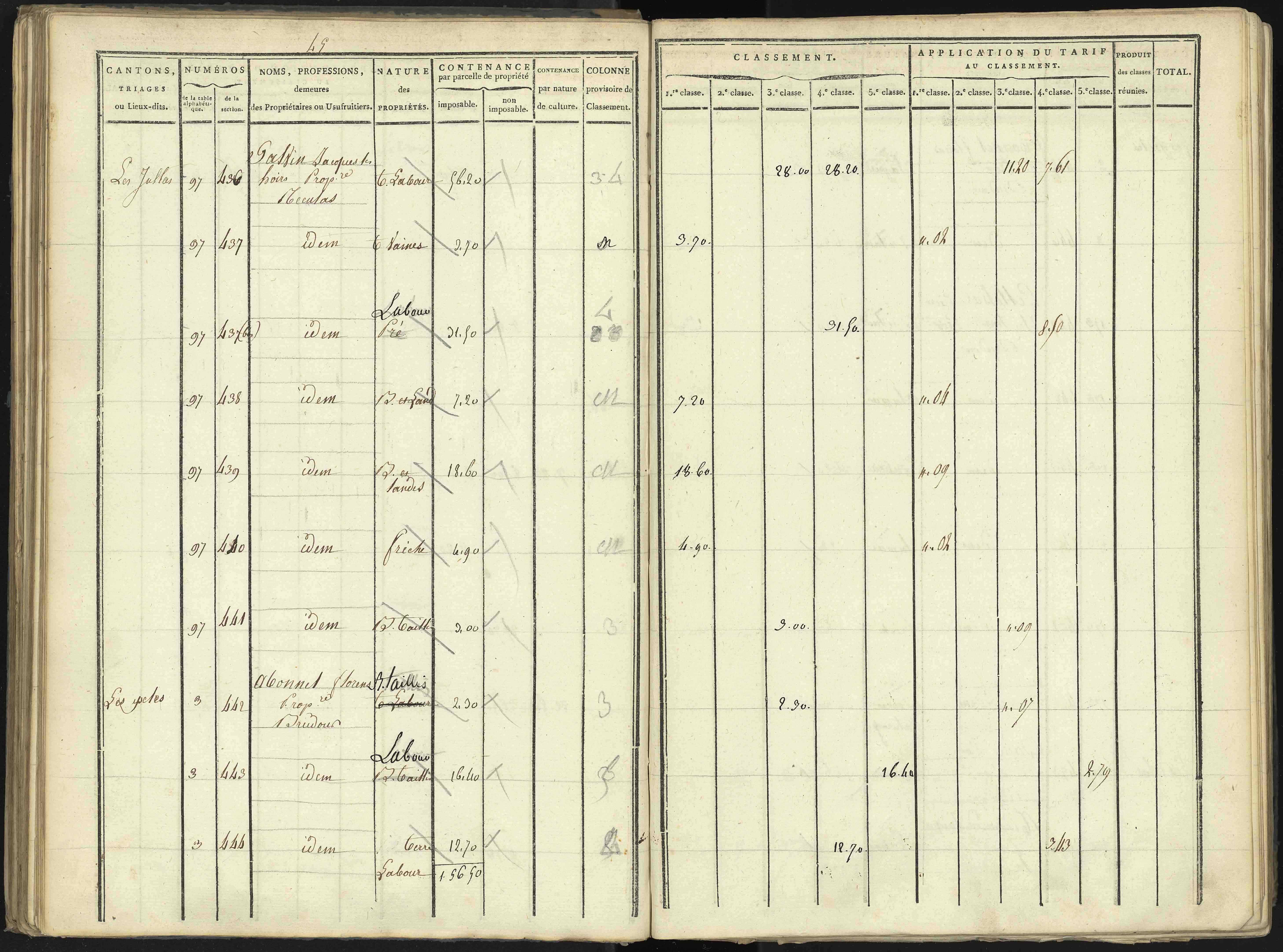 Aspres-lès-Corps - 3 P 176/2 - 3 P 176/2 - Section B