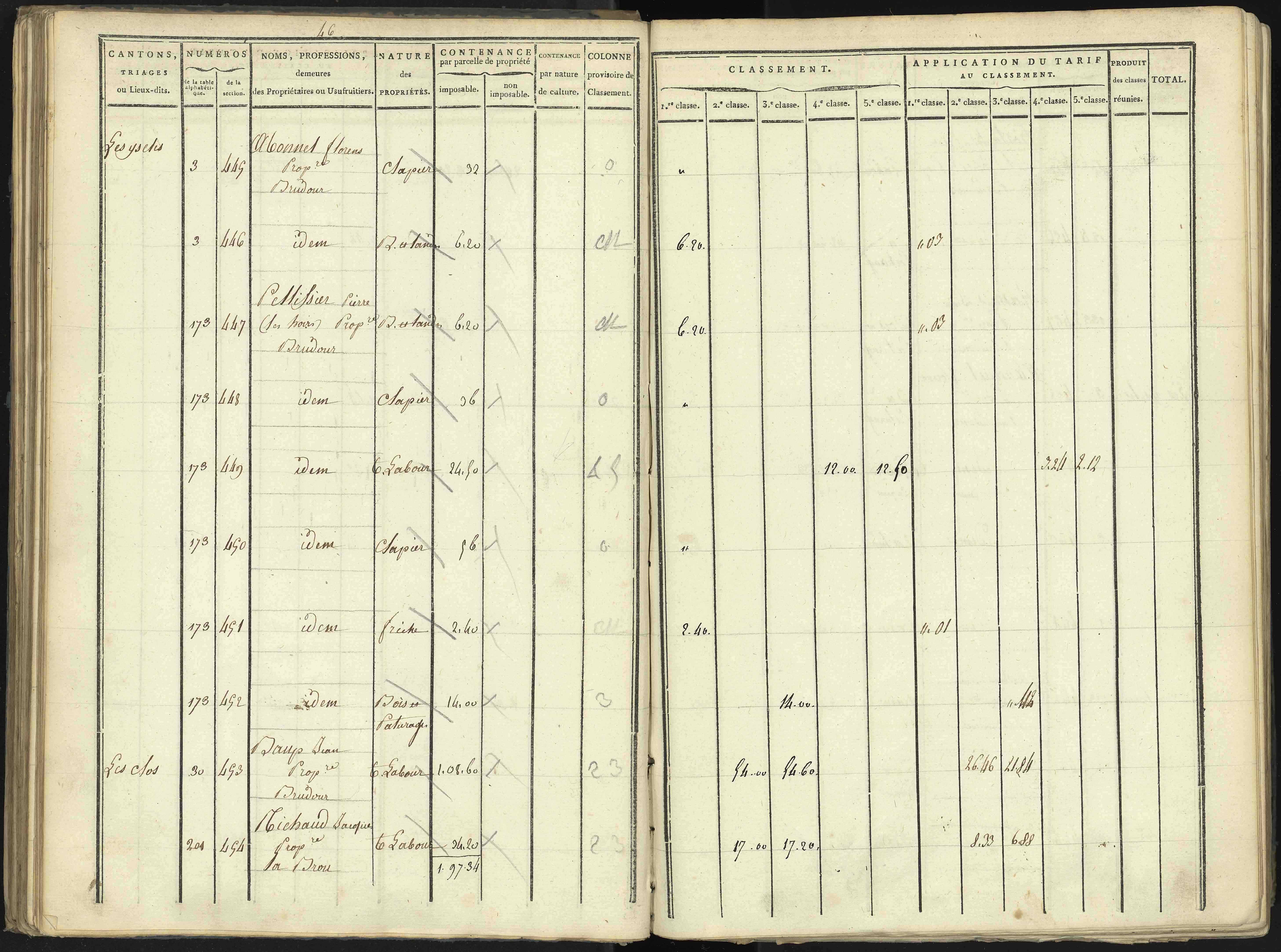 Aspres-lès-Corps - 3 P 176/2 - 3 P 176/2 - Section B