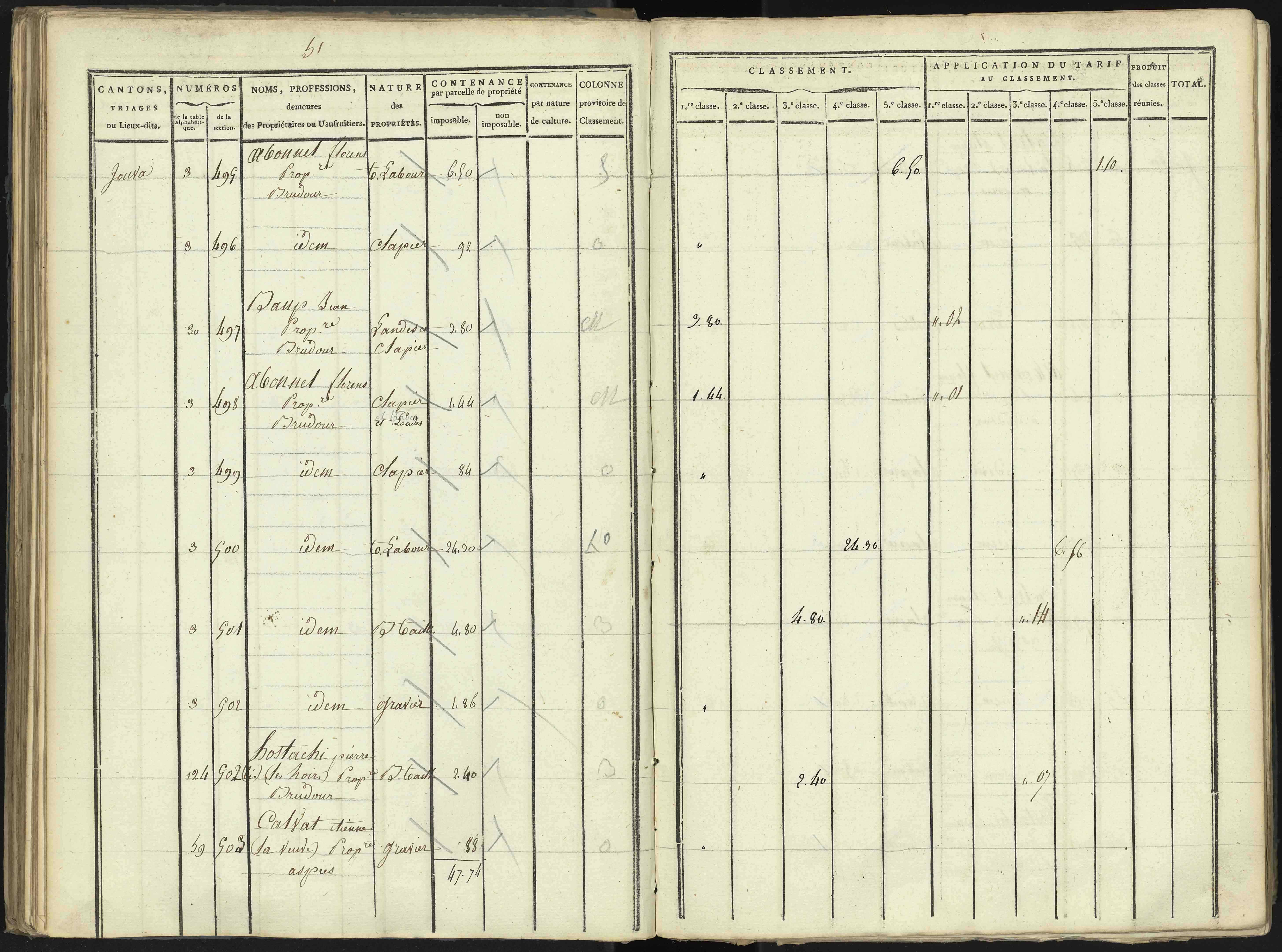 Aspres-lès-Corps - 3 P 176/2 - 3 P 176/2 - Section B