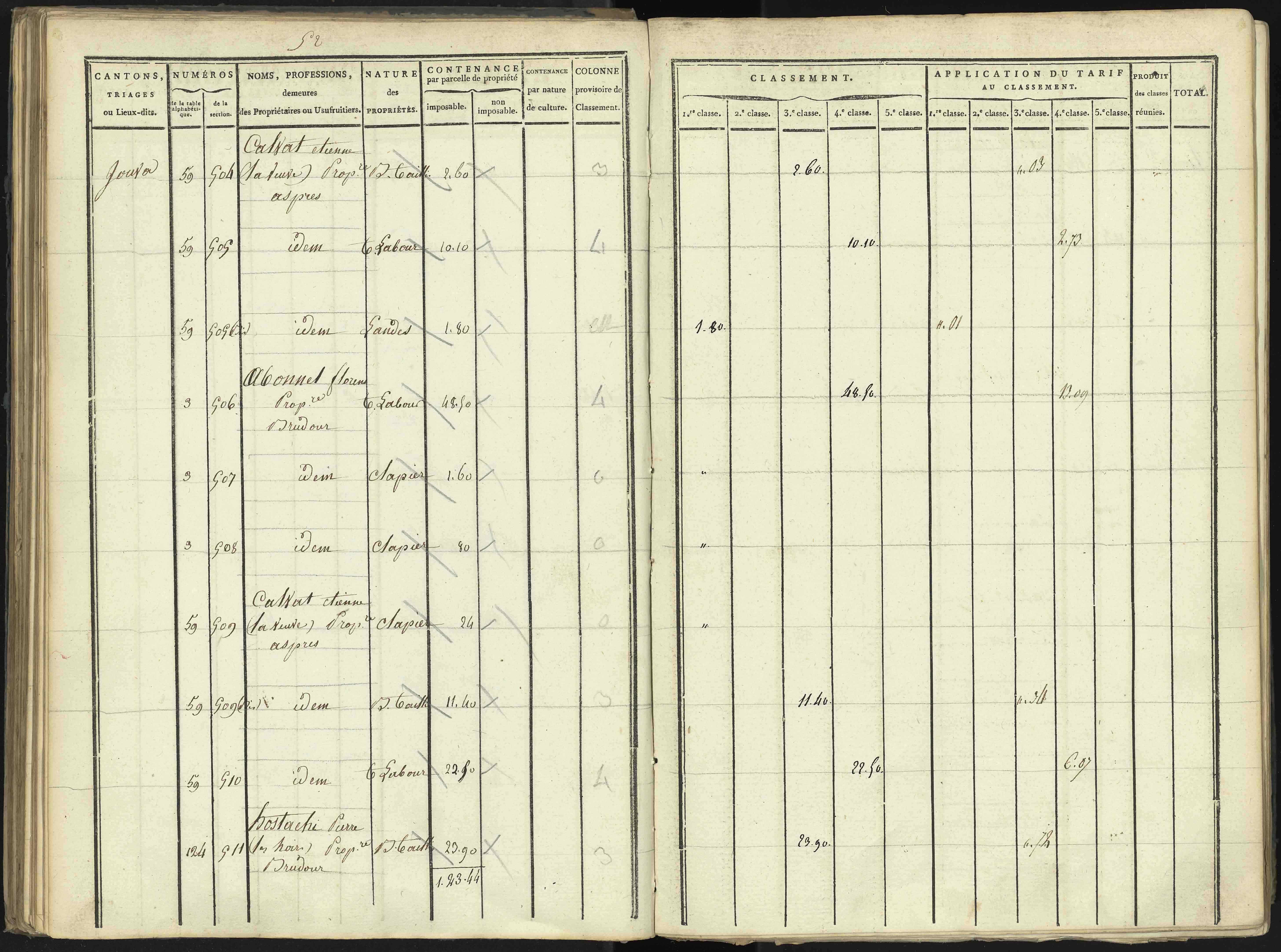 Aspres-lès-Corps - 3 P 176/2 - 3 P 176/2 - Section B
