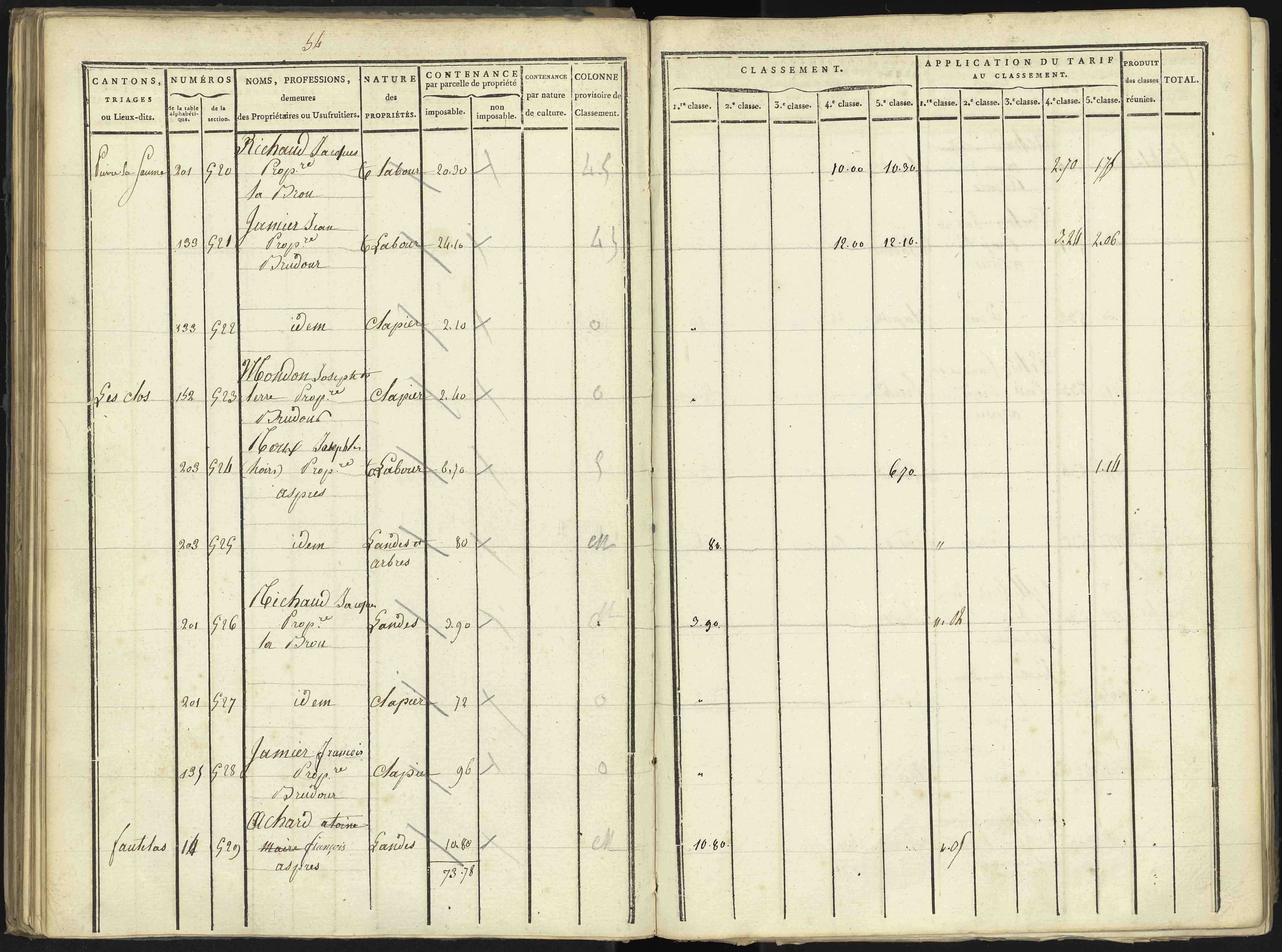 Aspres-lès-Corps - 3 P 176/2 - 3 P 176/2 - Section B