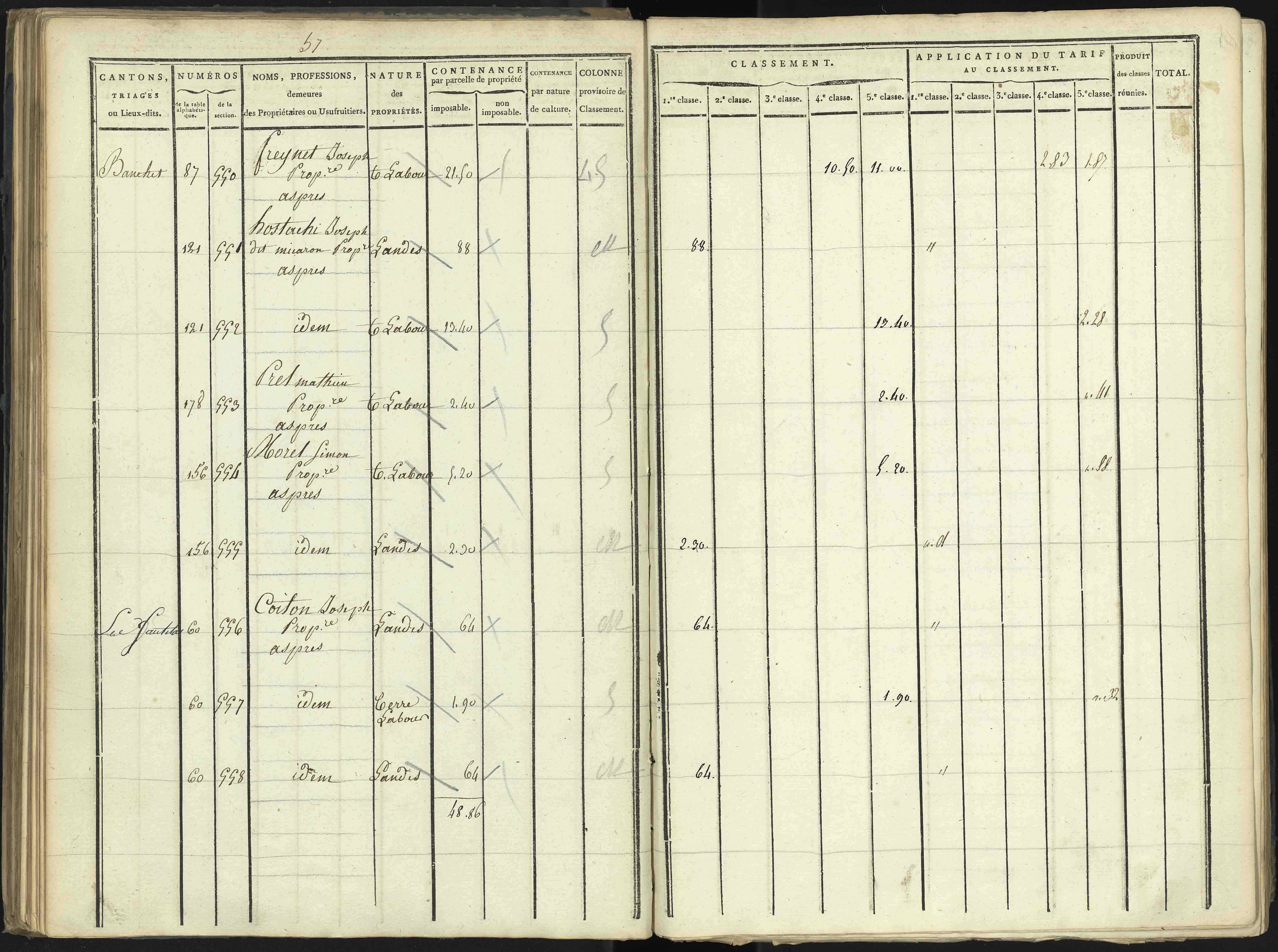 Aspres-lès-Corps - 3 P 176/2 - 3 P 176/2 - Section B