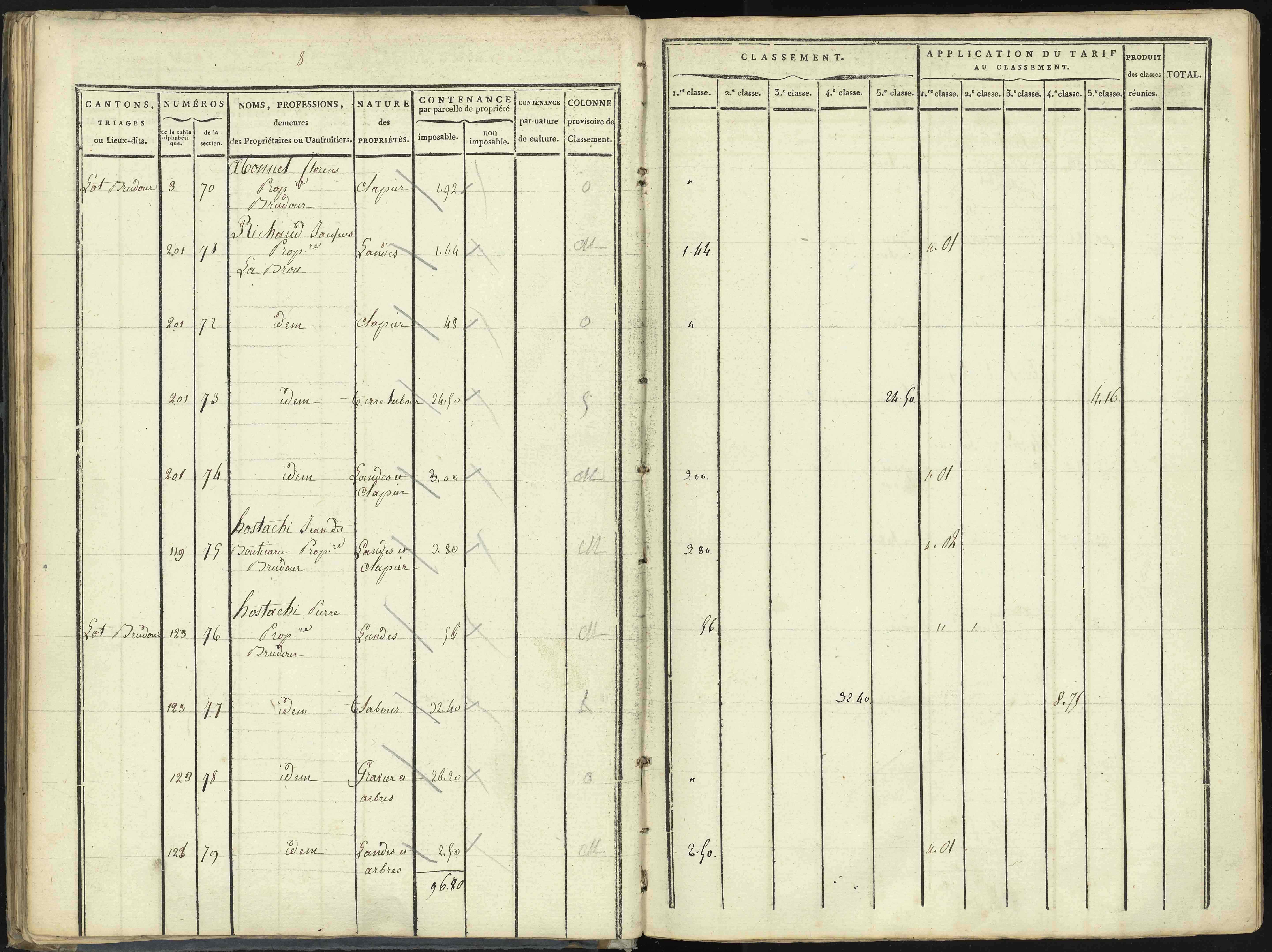 Aspres-lès-Corps - 3 P 176/2 - 3 P 176/2 - Section B