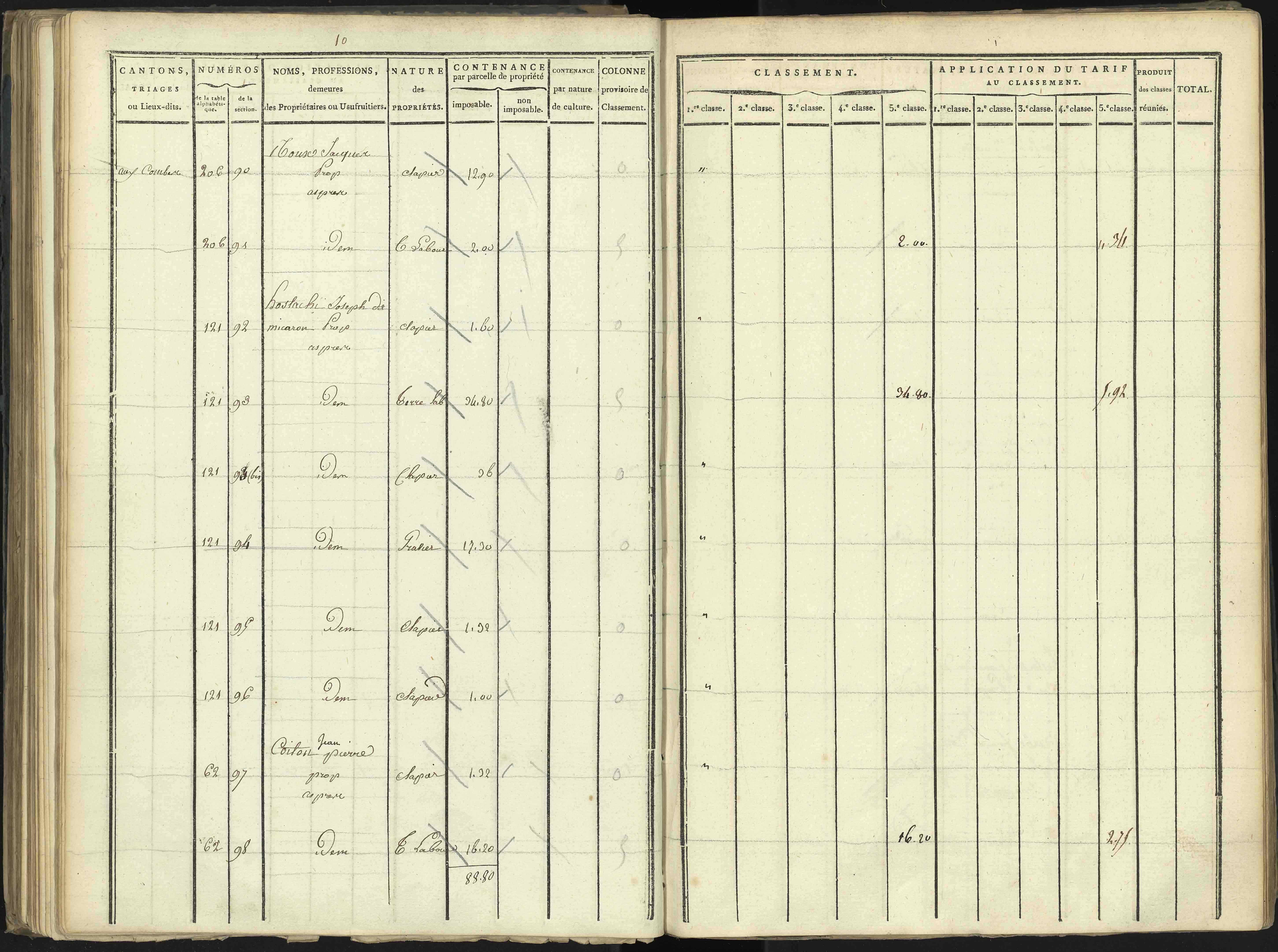 Aspres-lès-Corps - 3 P 176/3 - 3 P 176/3 - Section C