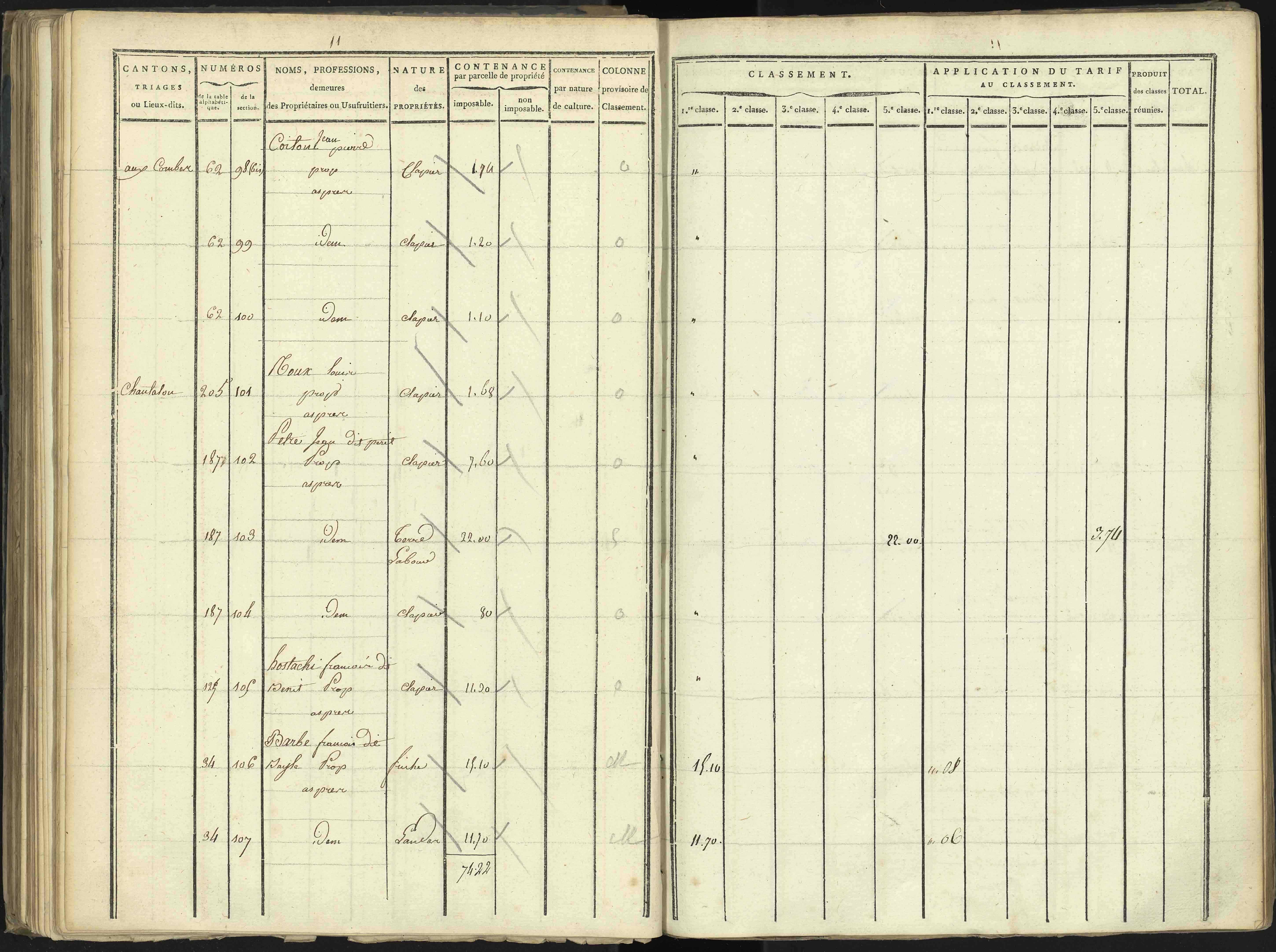Aspres-lès-Corps - 3 P 176/3 - 3 P 176/3 - Section C