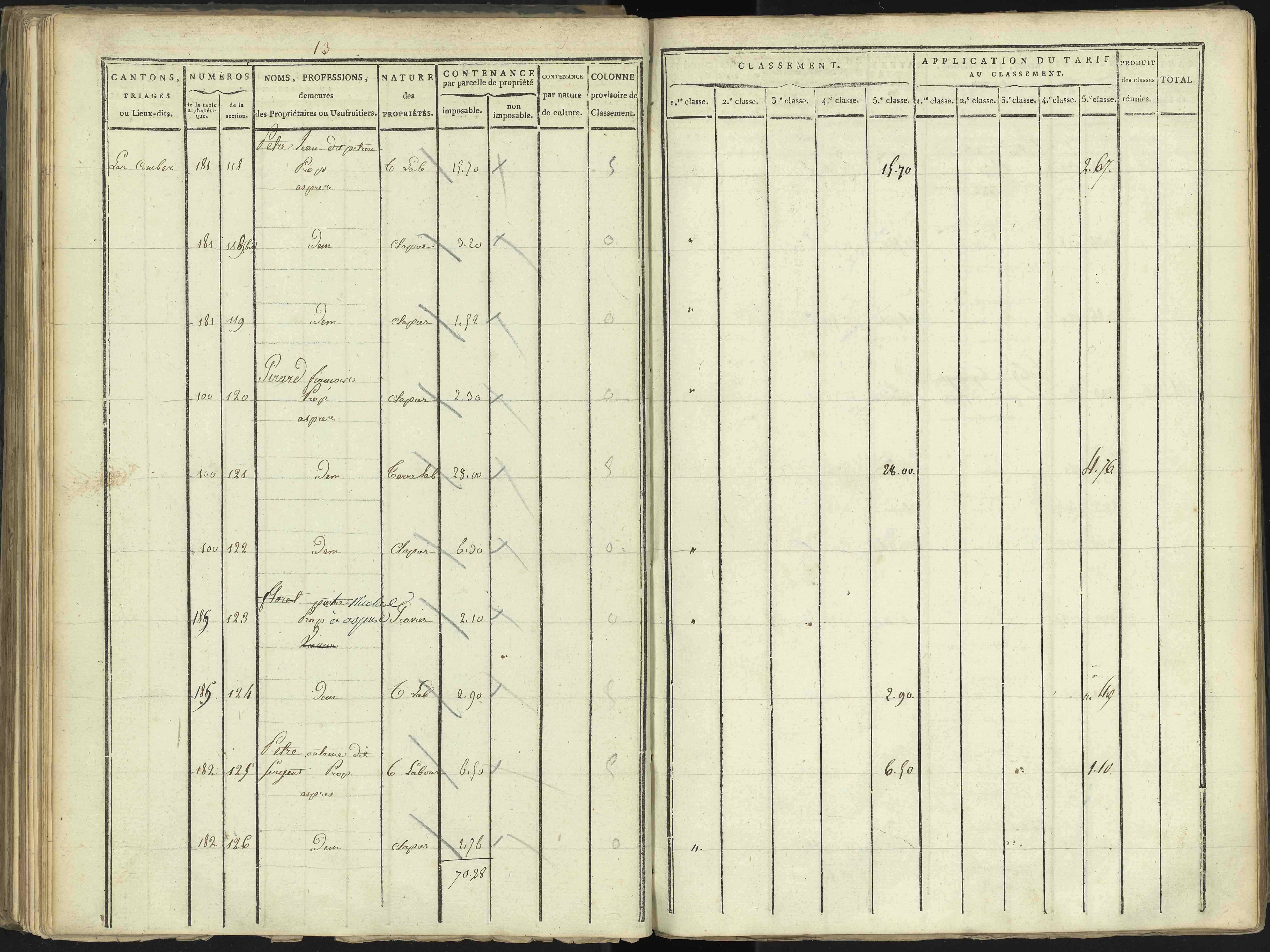 Aspres-lès-Corps - 3 P 176/3 - 3 P 176/3 - Section C