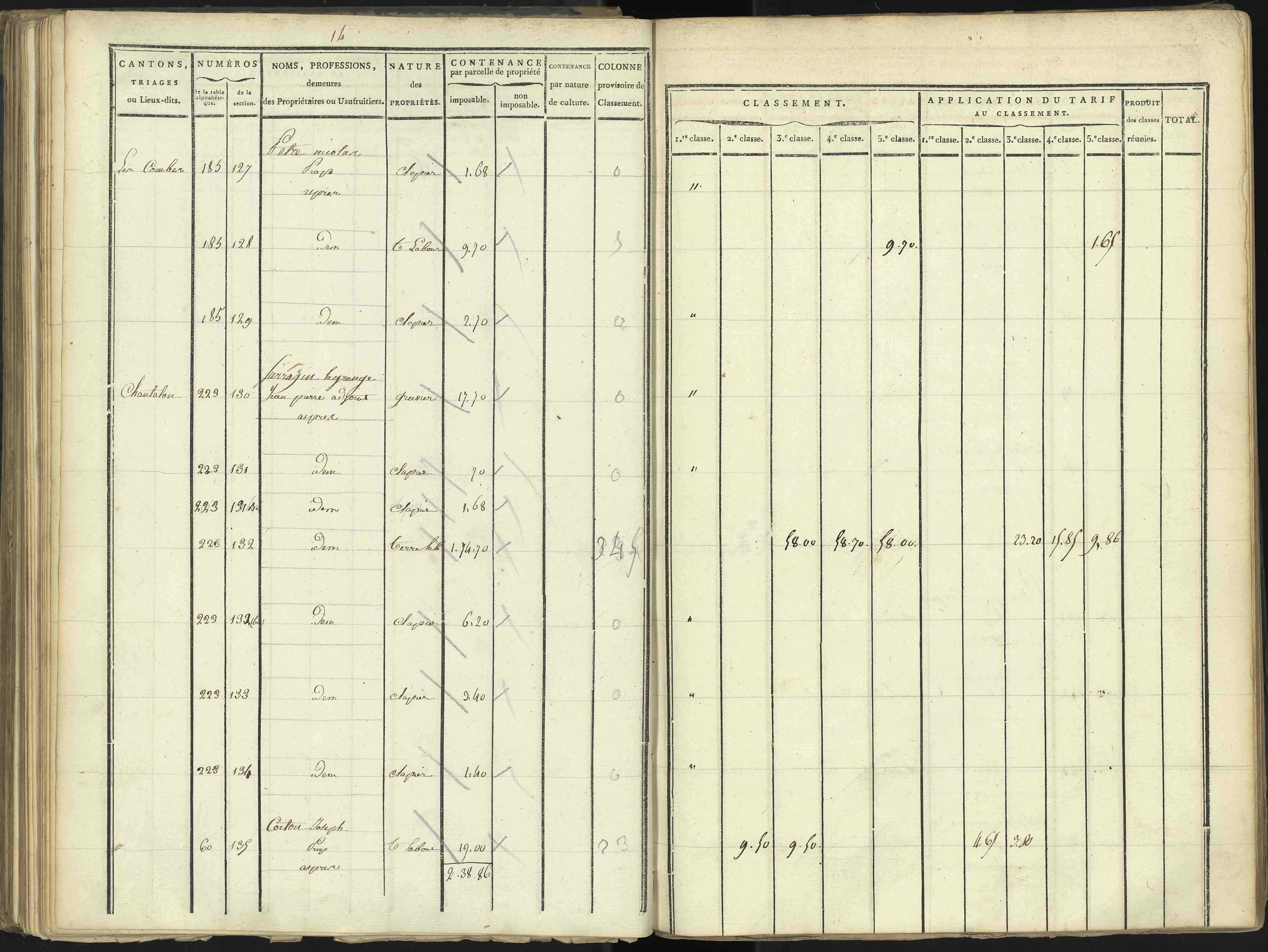 Aspres-lès-Corps - 3 P 176/3 - 3 P 176/3 - Section C