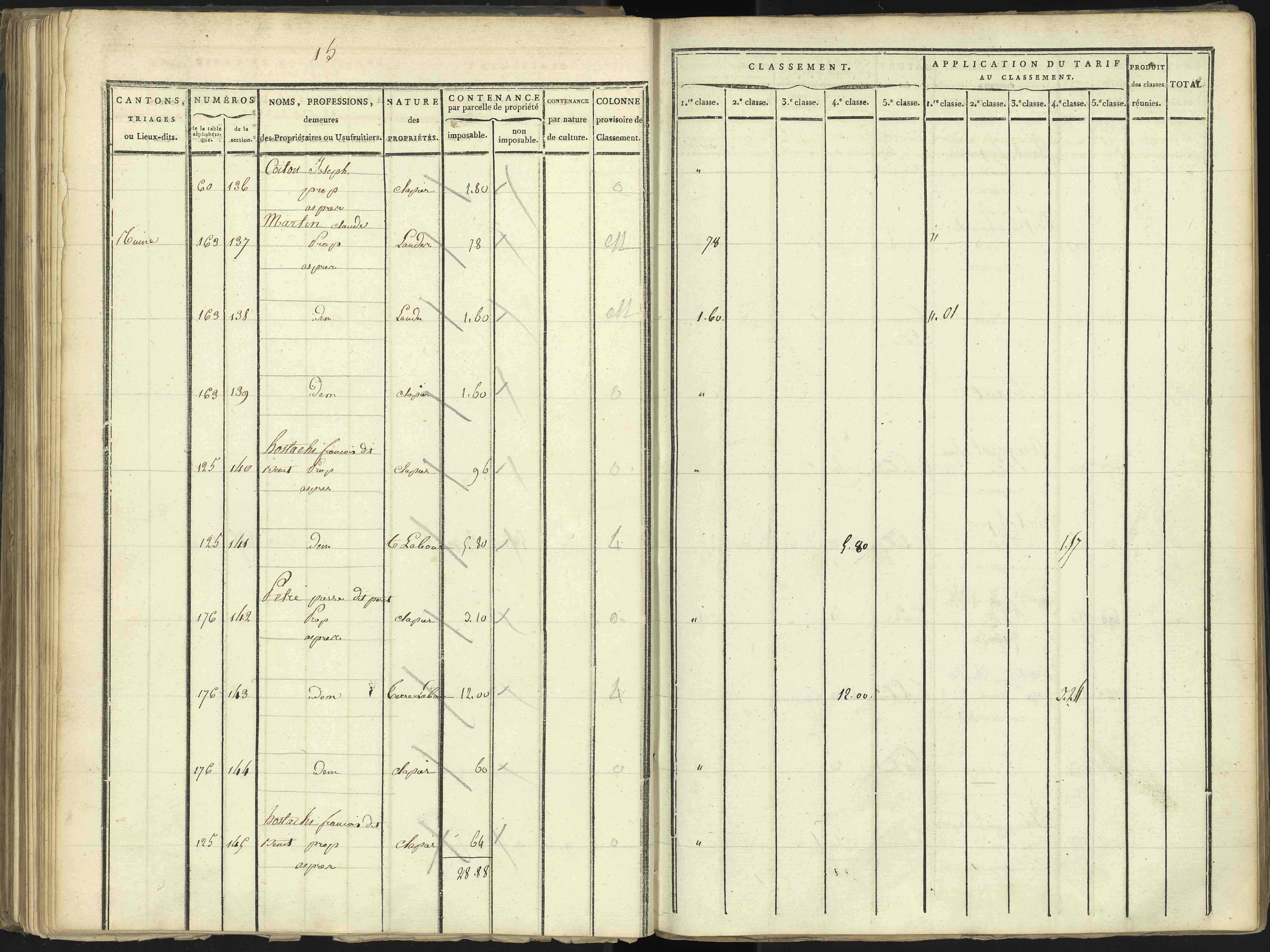 Aspres-lès-Corps - 3 P 176/3 - 3 P 176/3 - Section C