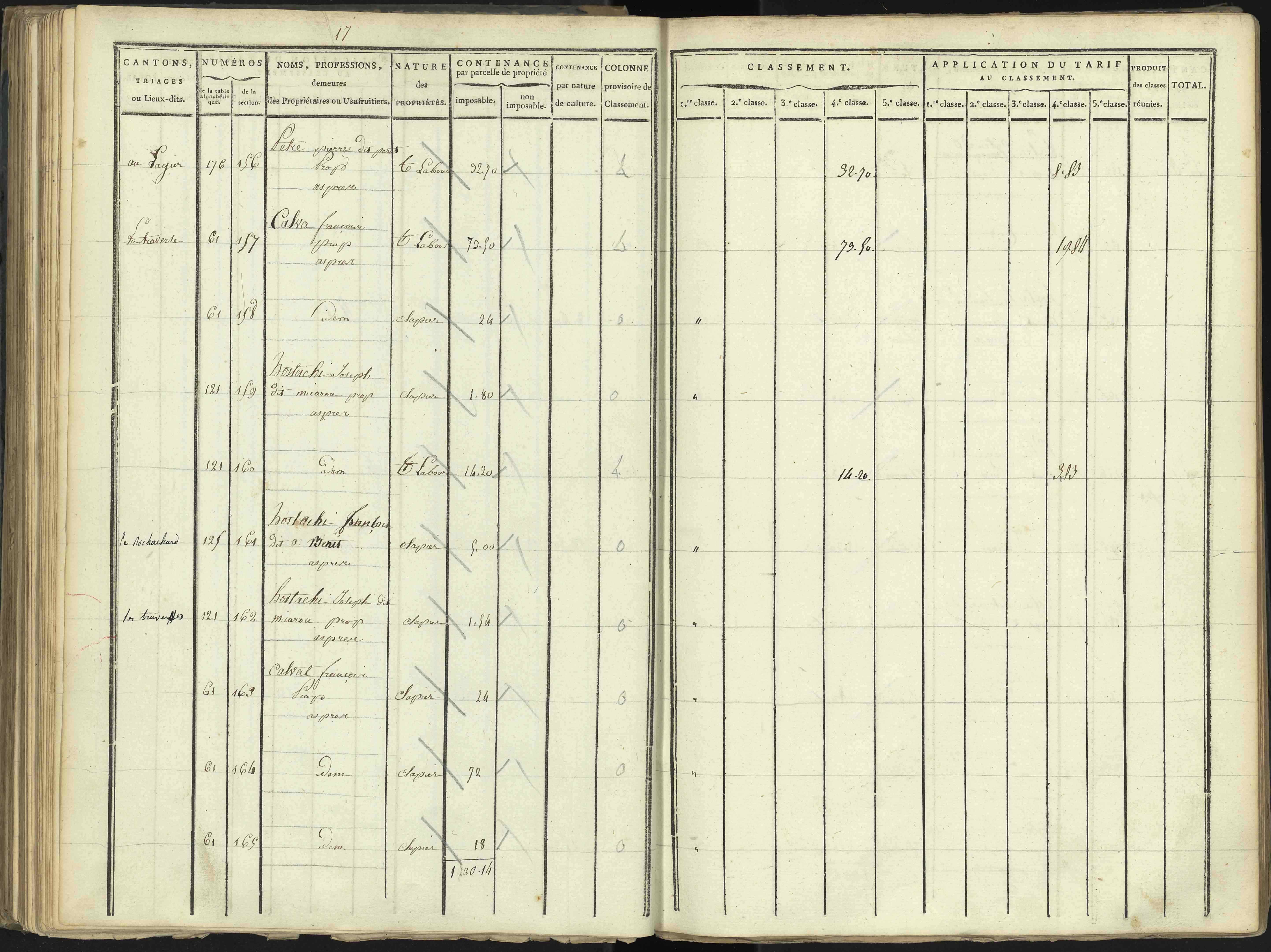 Aspres-lès-Corps - 3 P 176/3 - 3 P 176/3 - Section C