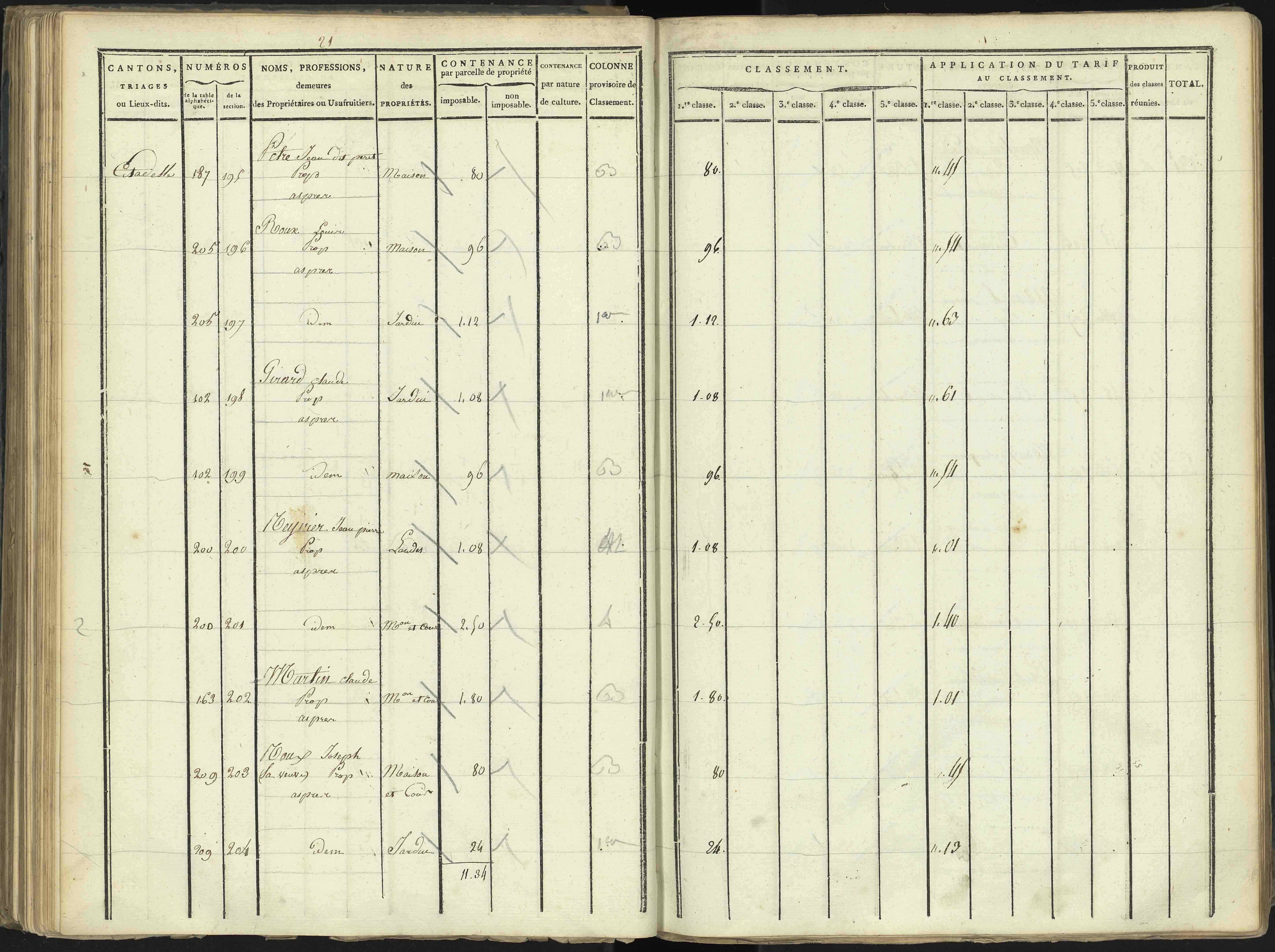 Aspres-lès-Corps - 3 P 176/3 - 3 P 176/3 - Section C