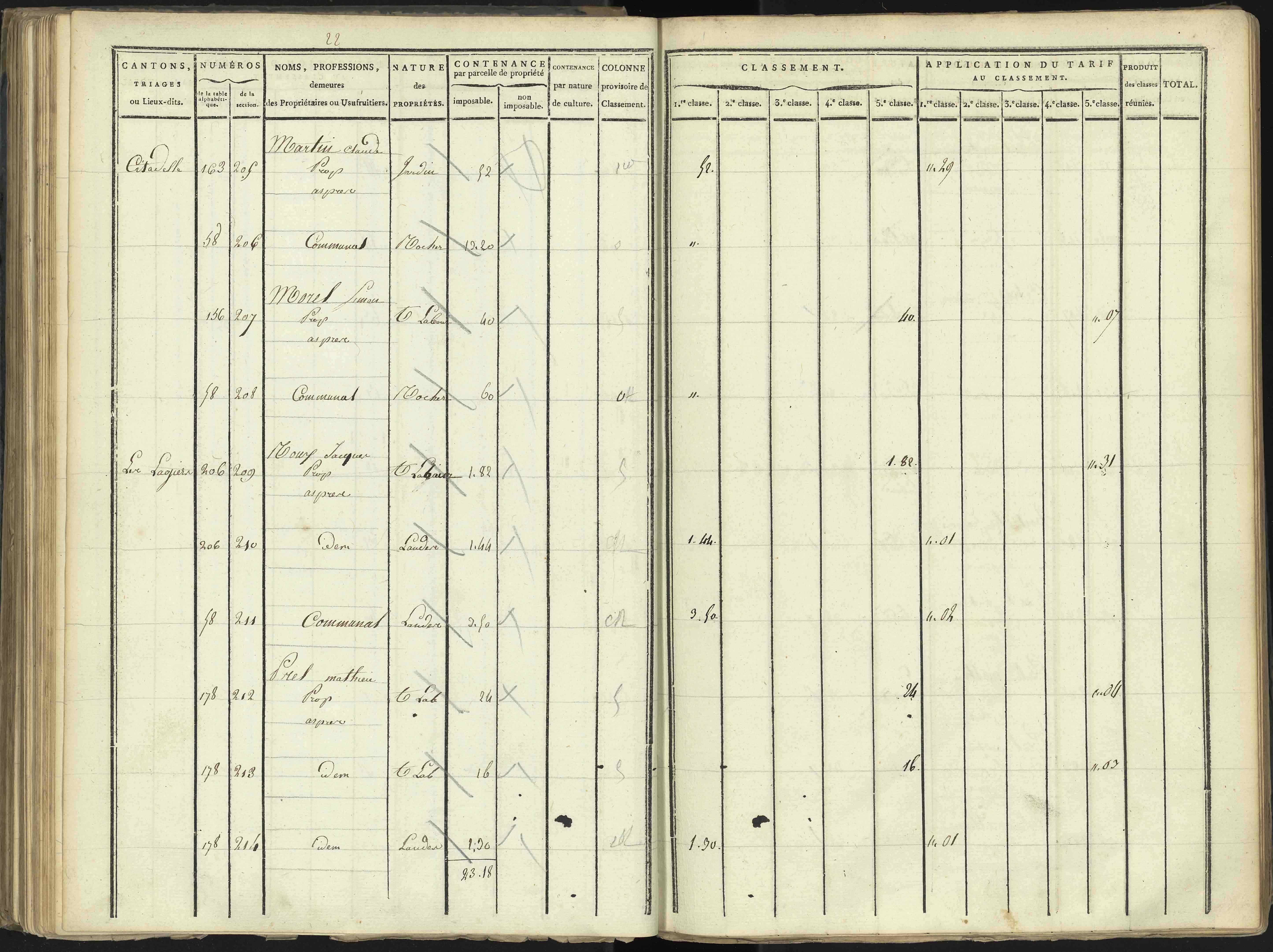 Aspres-lès-Corps - 3 P 176/3 - 3 P 176/3 - Section C