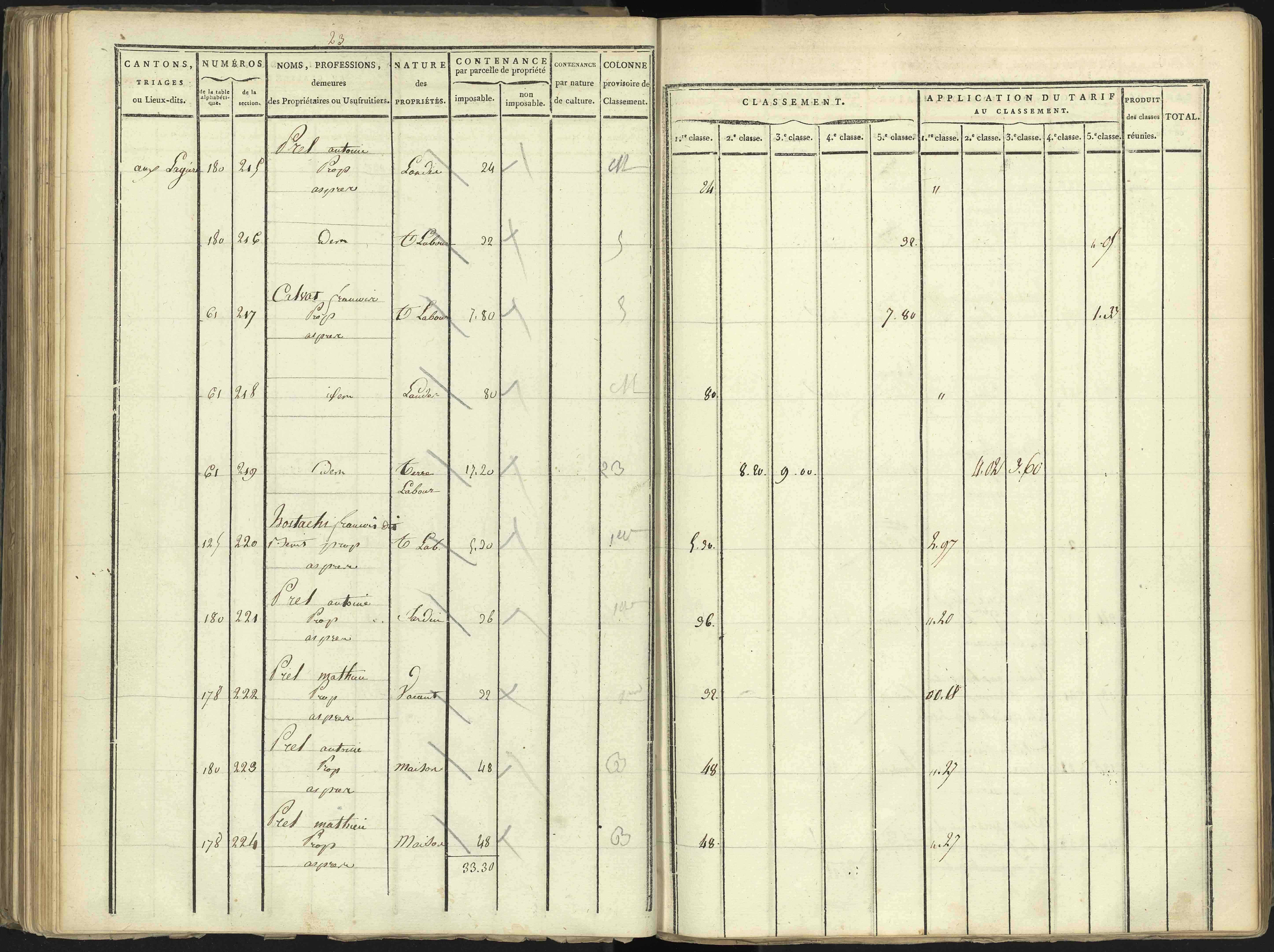 Aspres-lès-Corps - 3 P 176/3 - 3 P 176/3 - Section C
