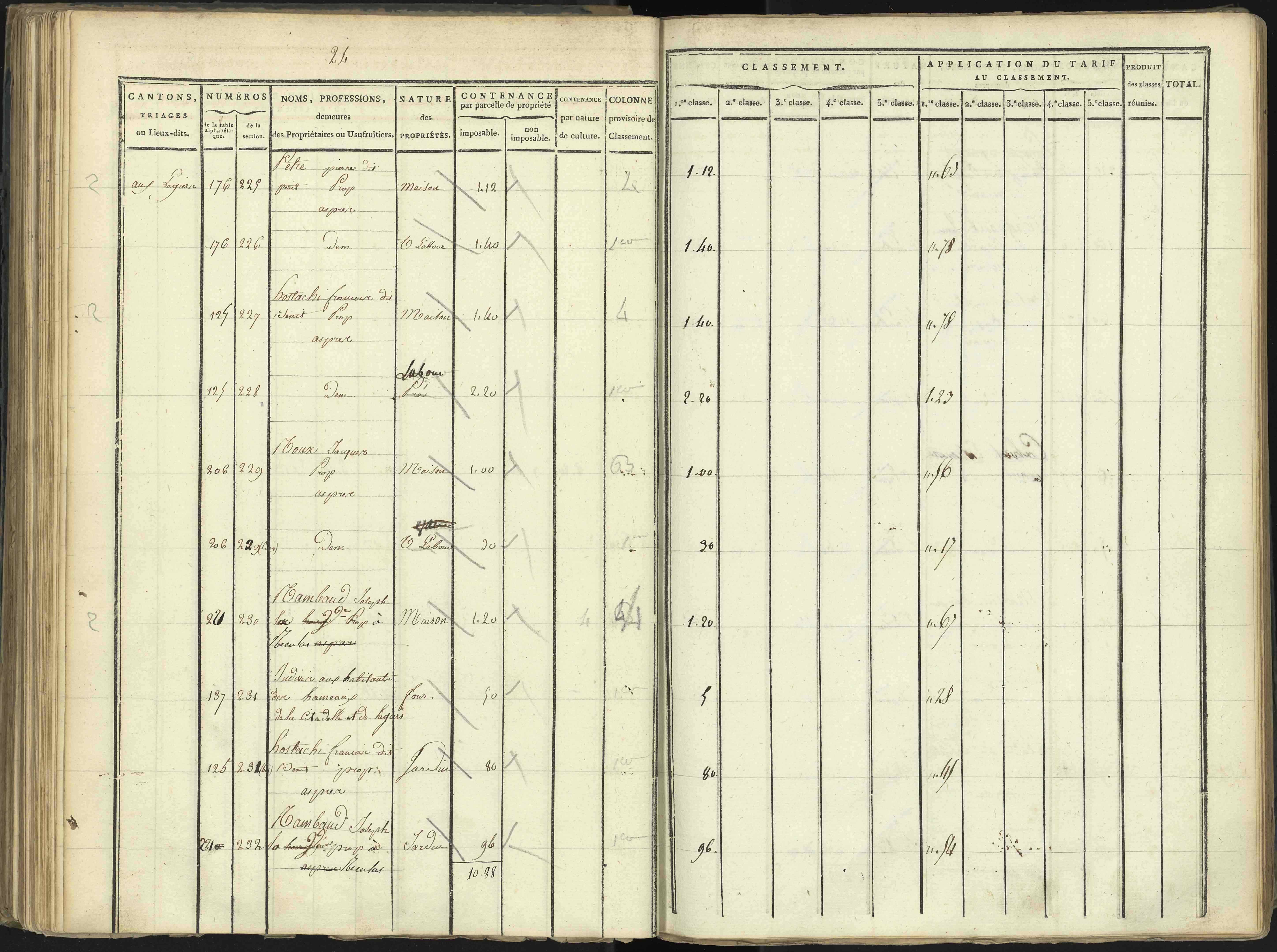 Aspres-lès-Corps - 3 P 176/3 - 3 P 176/3 - Section C
