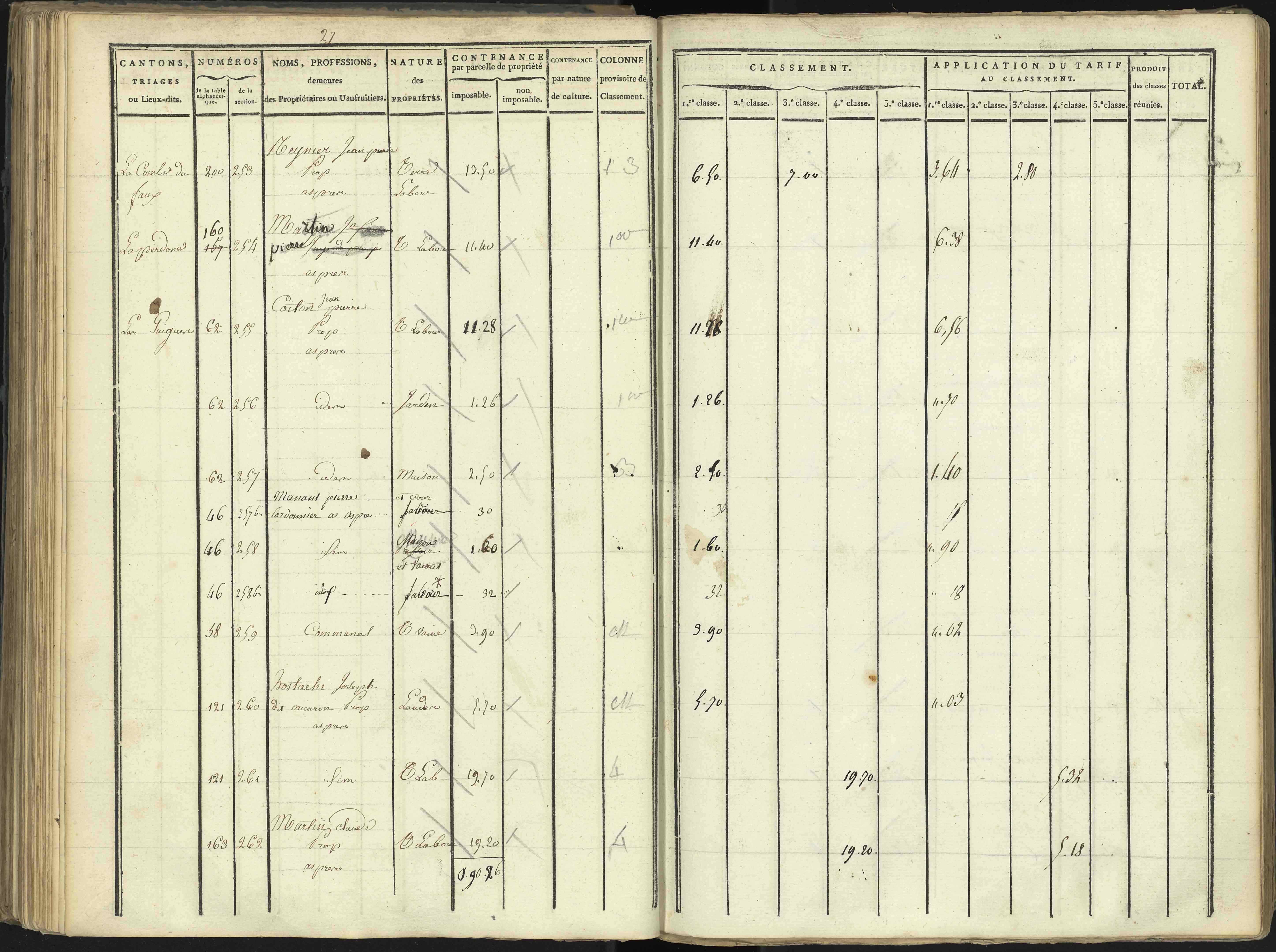 Aspres-lès-Corps - 3 P 176/3 - 3 P 176/3 - Section C