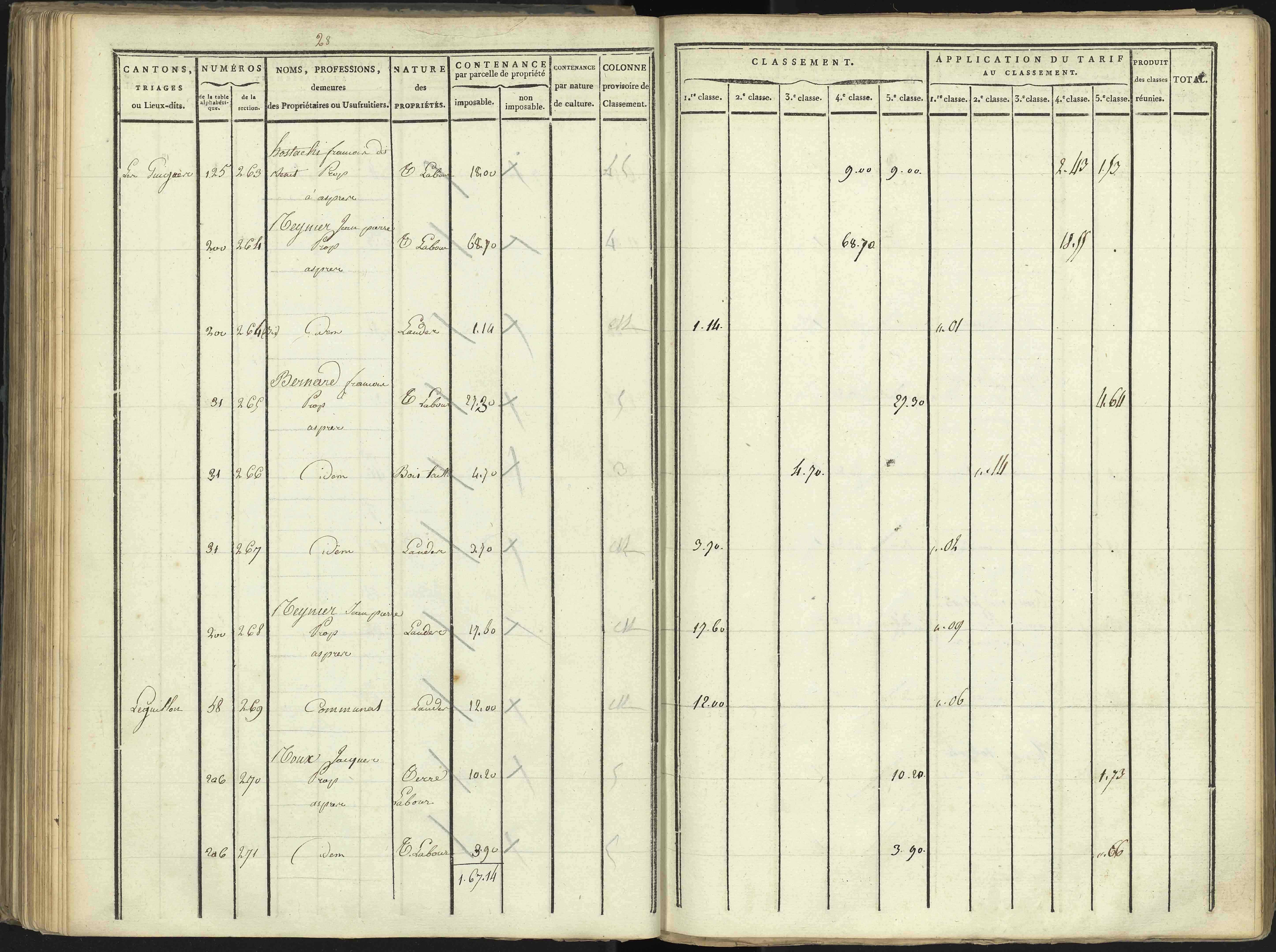 Aspres-lès-Corps - 3 P 176/3 - 3 P 176/3 - Section C