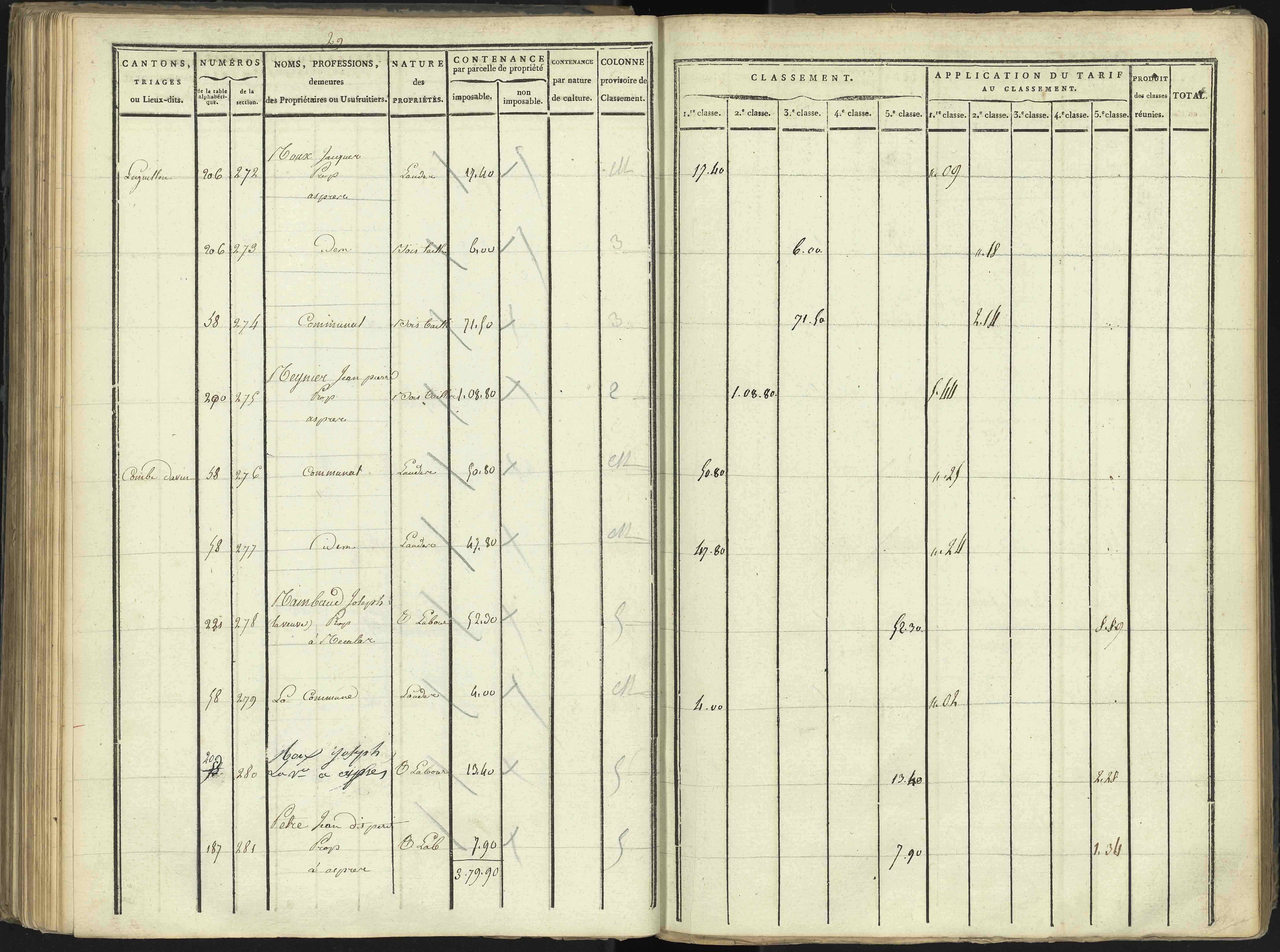 Aspres-lès-Corps - 3 P 176/3 - 3 P 176/3 - Section C