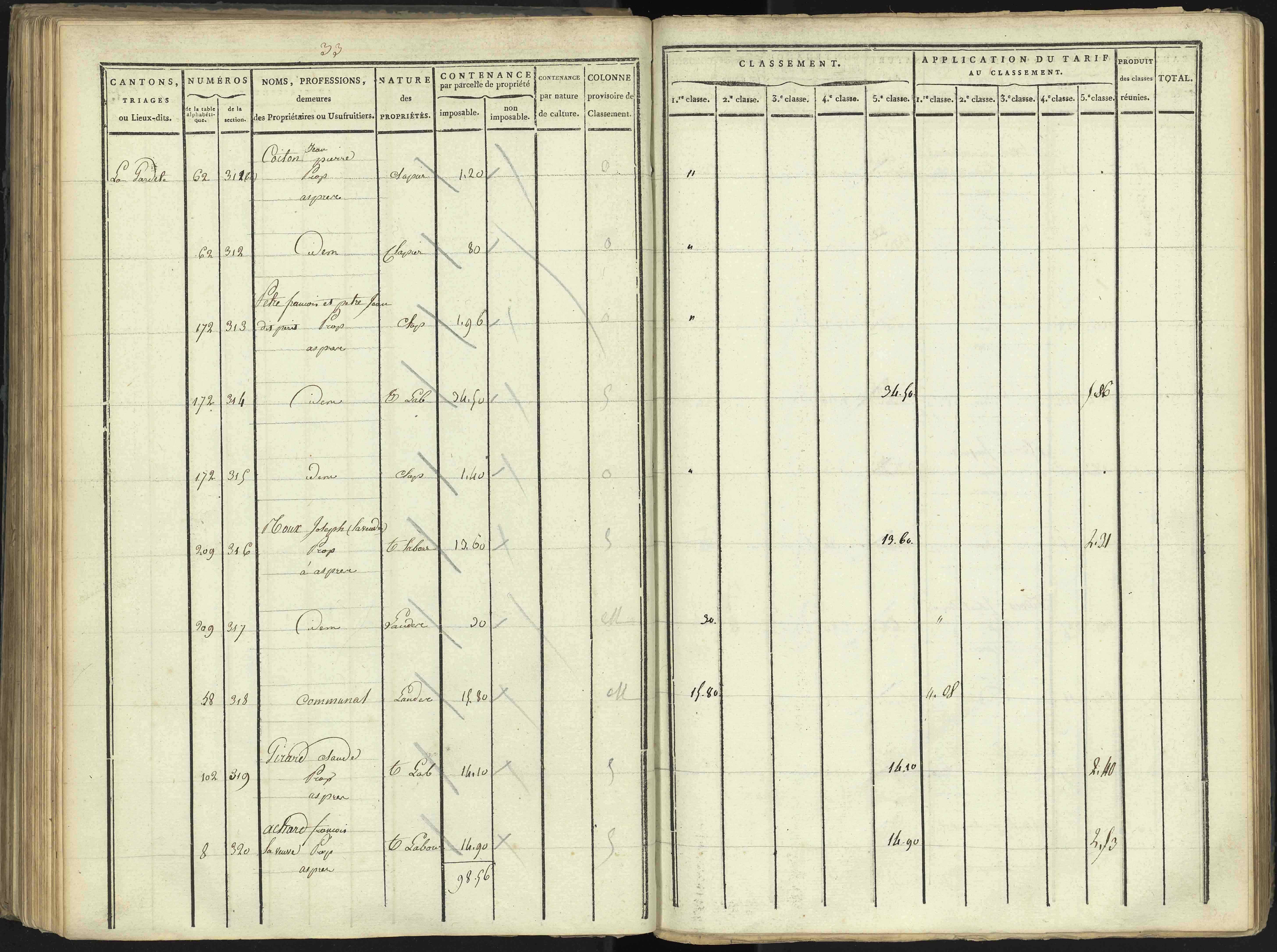 Aspres-lès-Corps - 3 P 176/3 - 3 P 176/3 - Section C