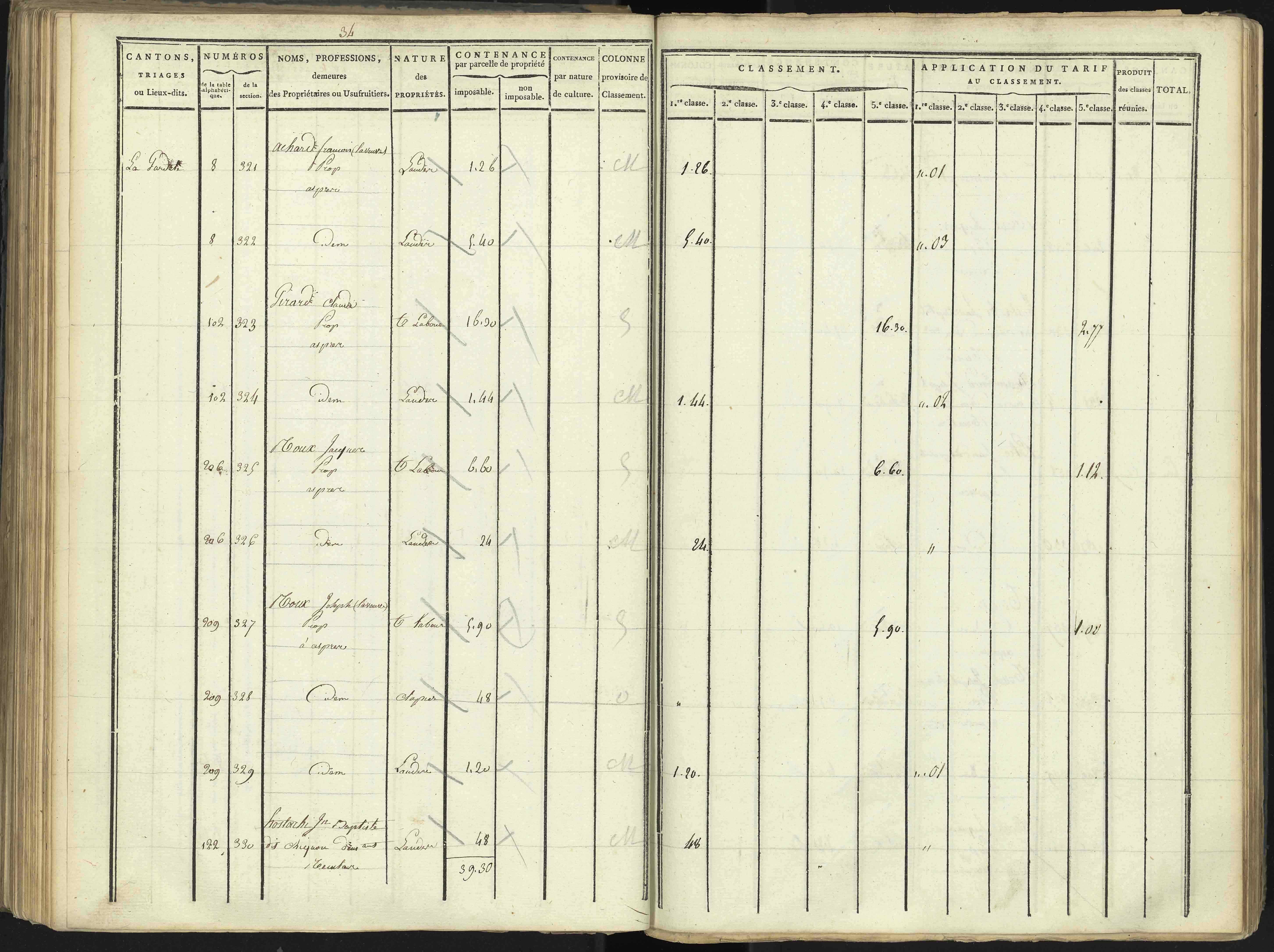 Aspres-lès-Corps - 3 P 176/3 - 3 P 176/3 - Section C