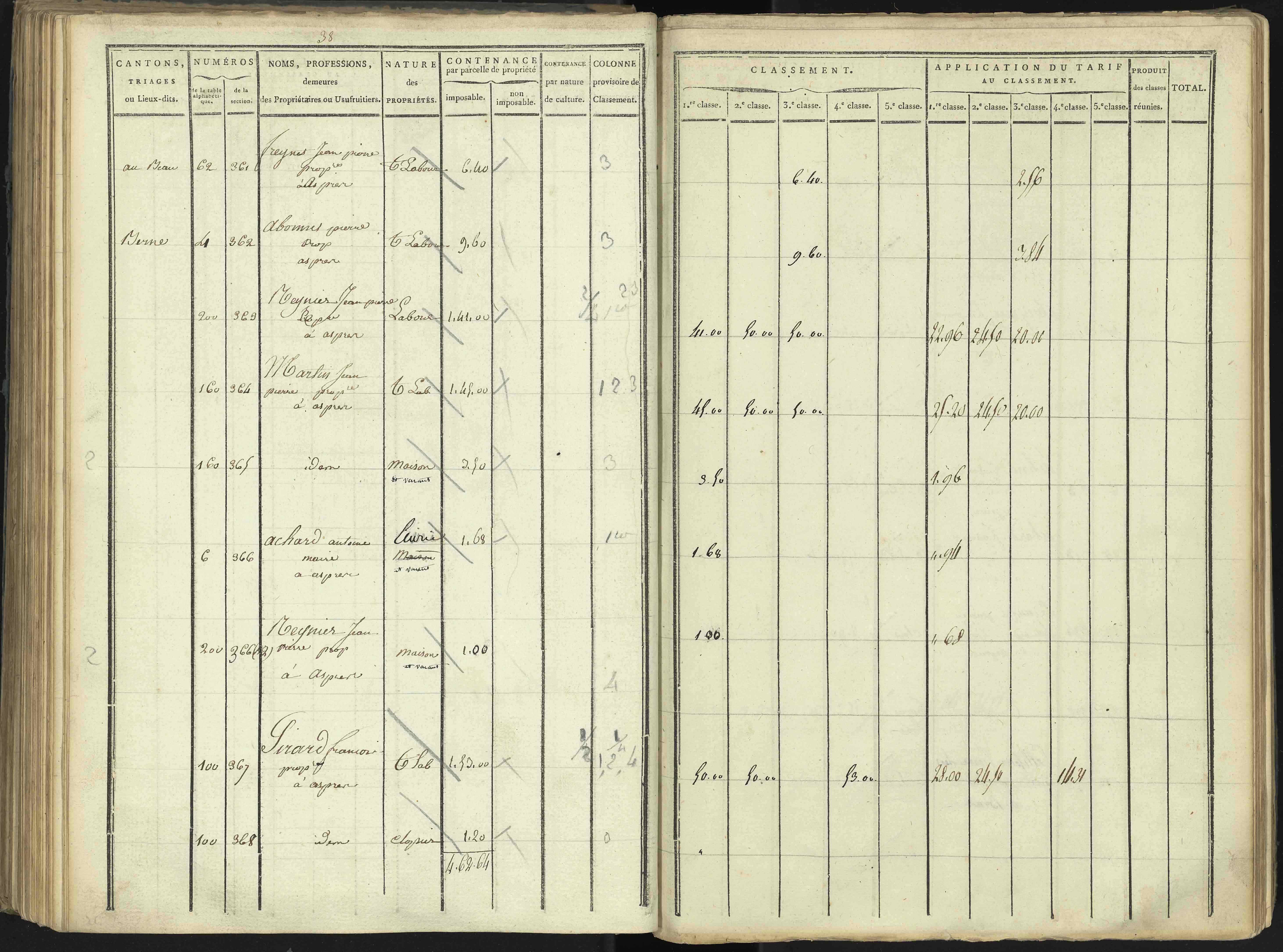 Aspres-lès-Corps - 3 P 176/3 - 3 P 176/3 - Section C